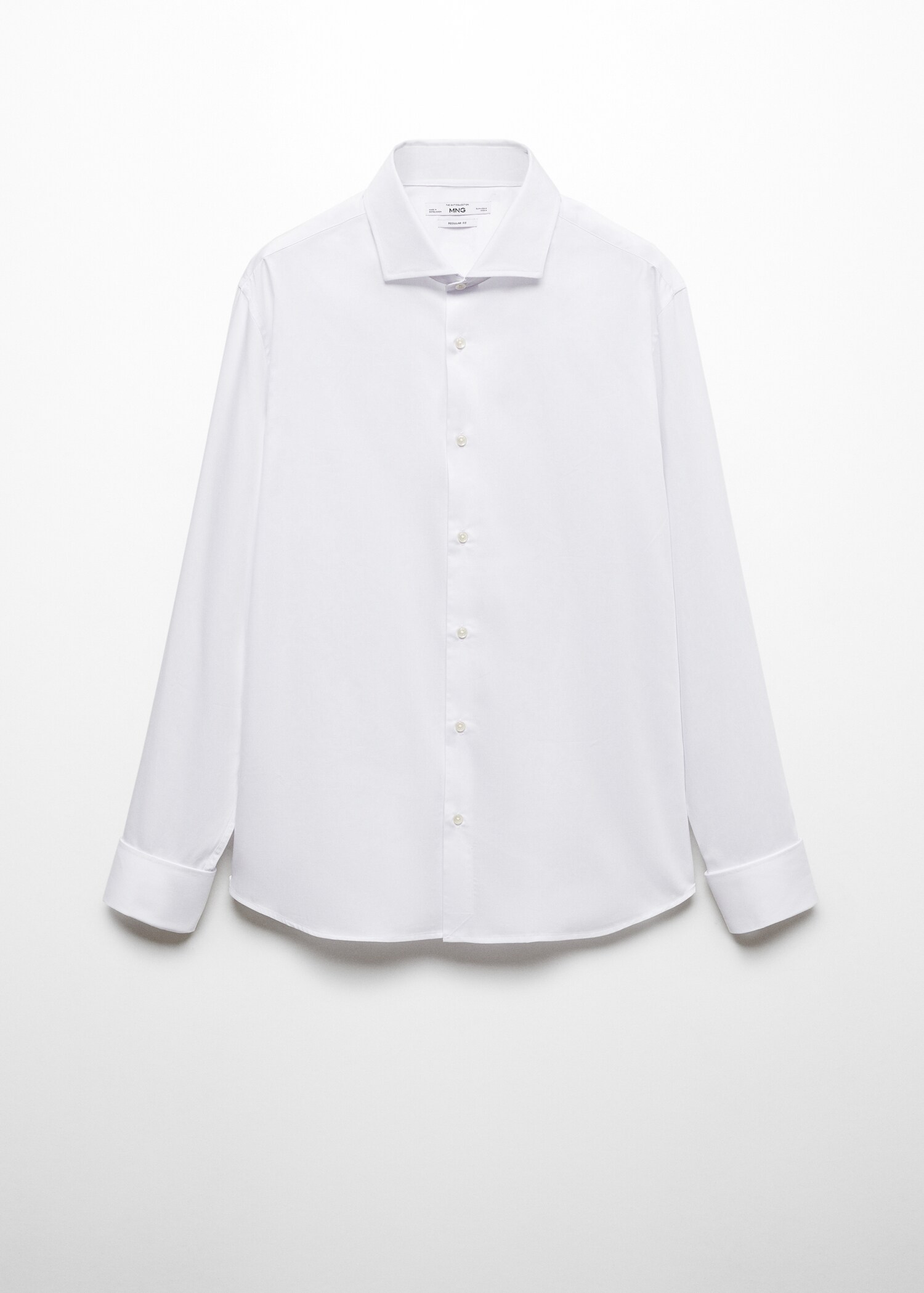 Regular-fit suit shirt with cufflinks - Article without model