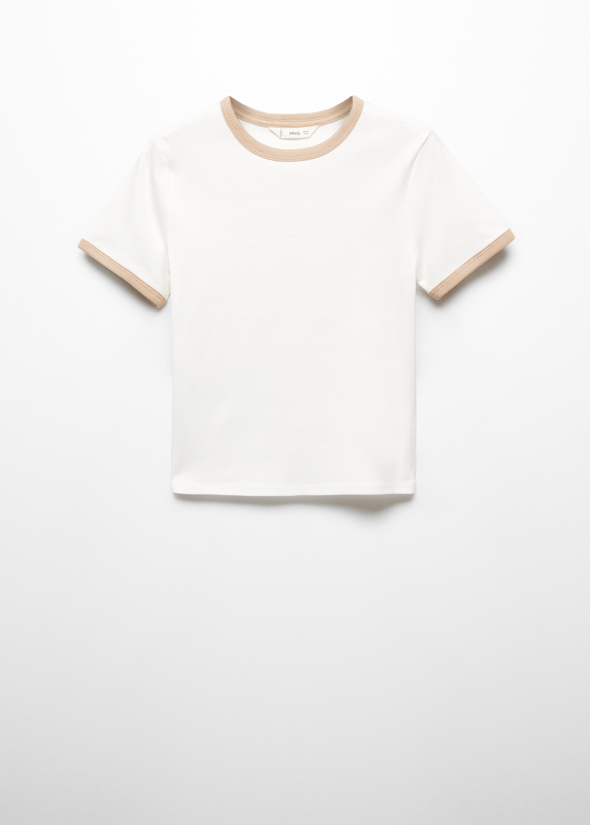Kurzarm-T-Shirt in Cropped-Länge - Artikel ohne Model