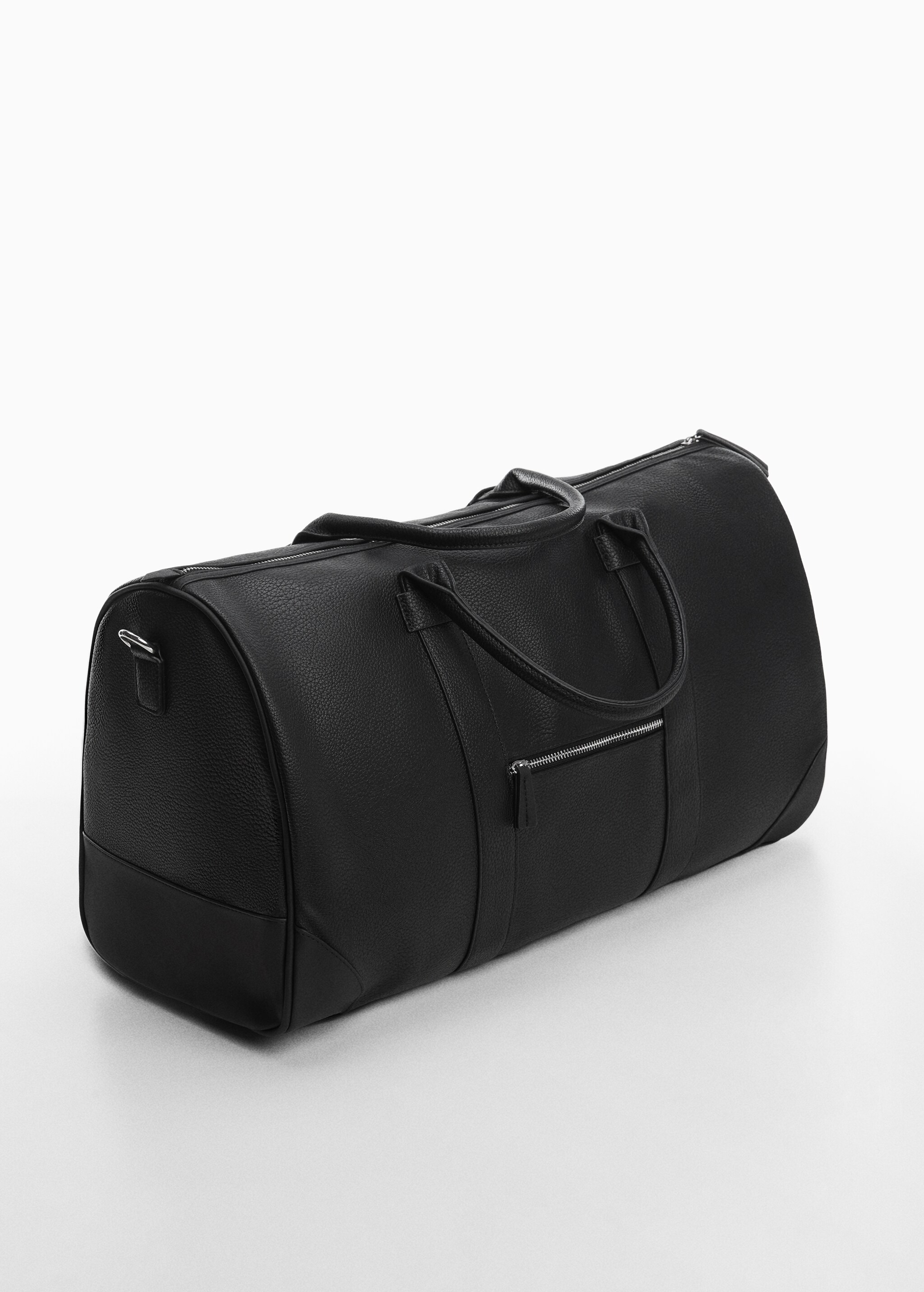 Patent leather-effect bowling bag - Medium plane