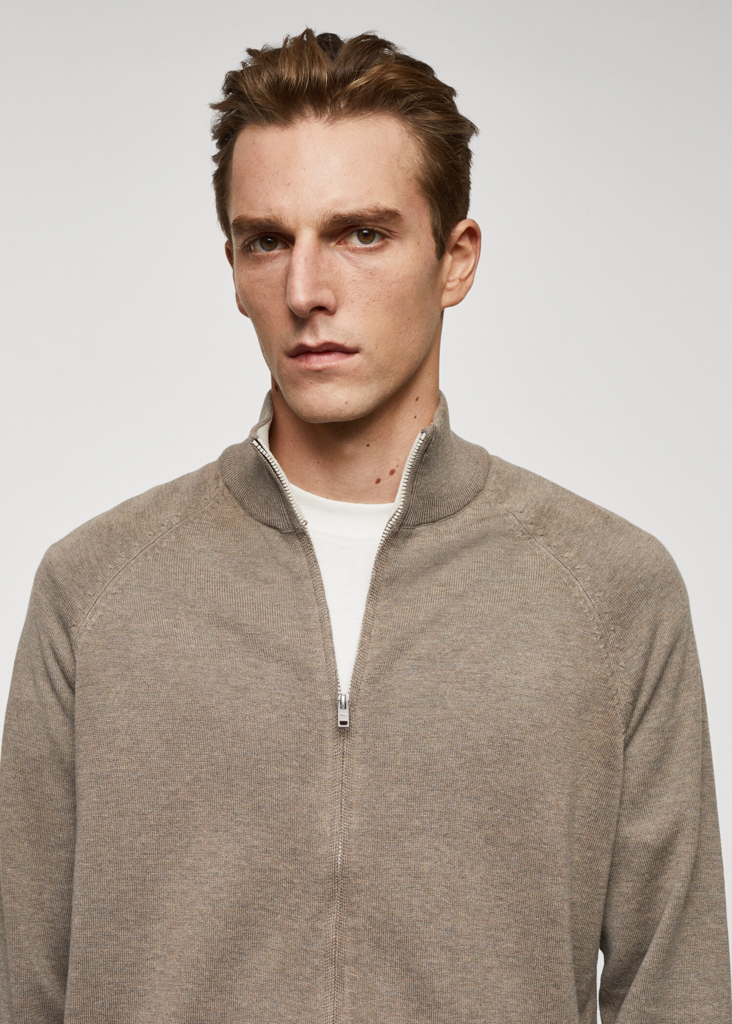 Cardigan coton zippé - Détail de l'article 1