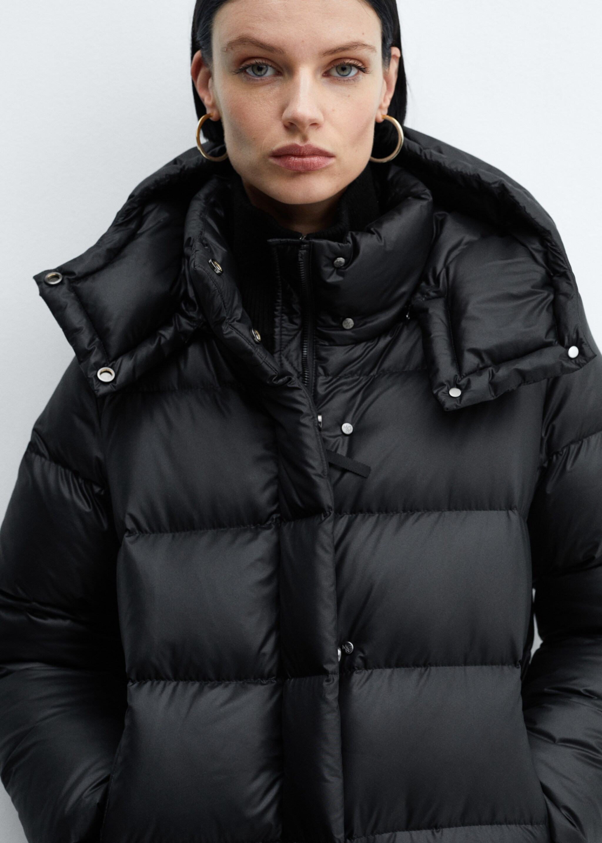 Anorak largo acolchado plumón - Detalle del artículo 1