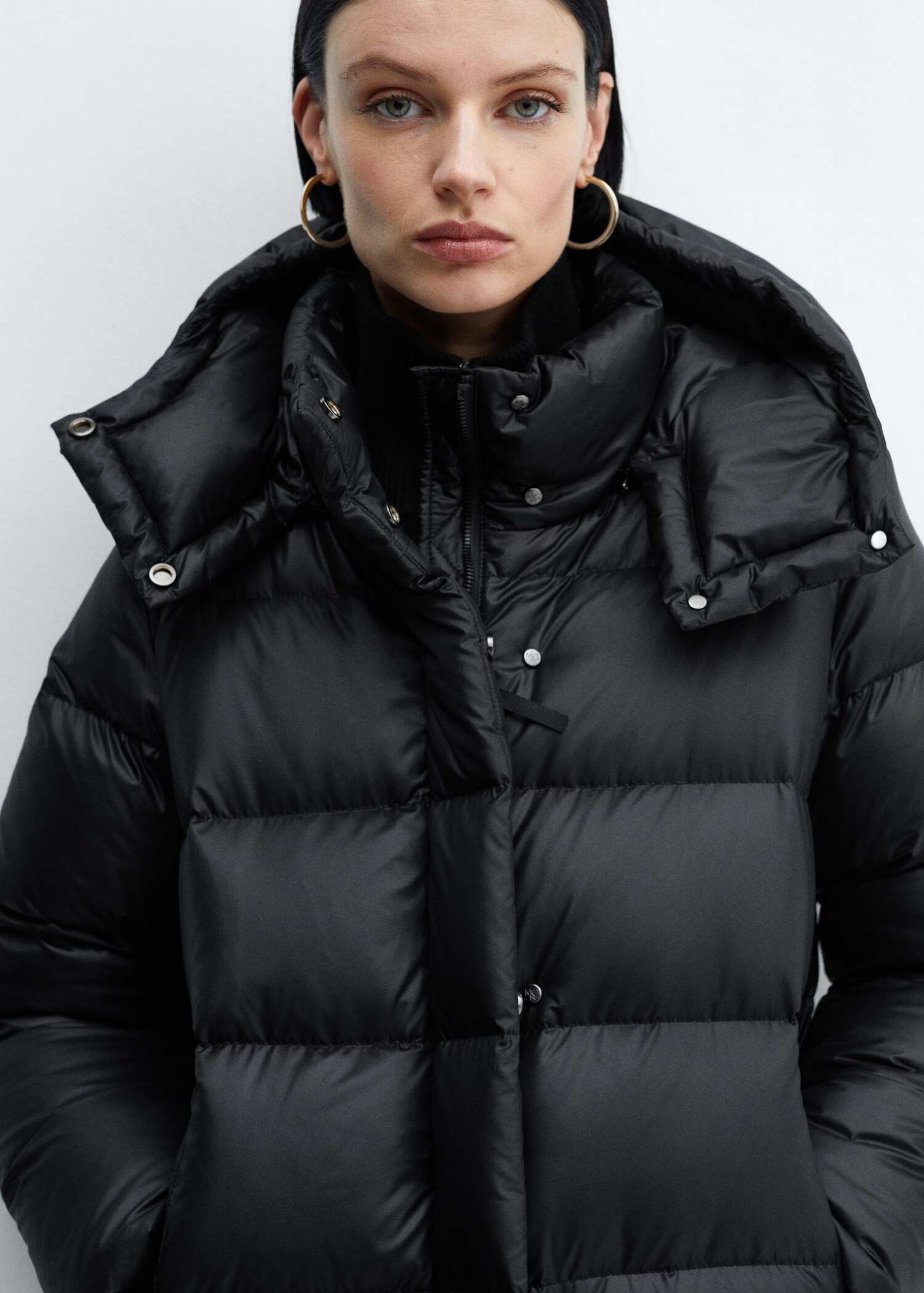 Anorak largo acolchado plumón - Detalle del artículo 1