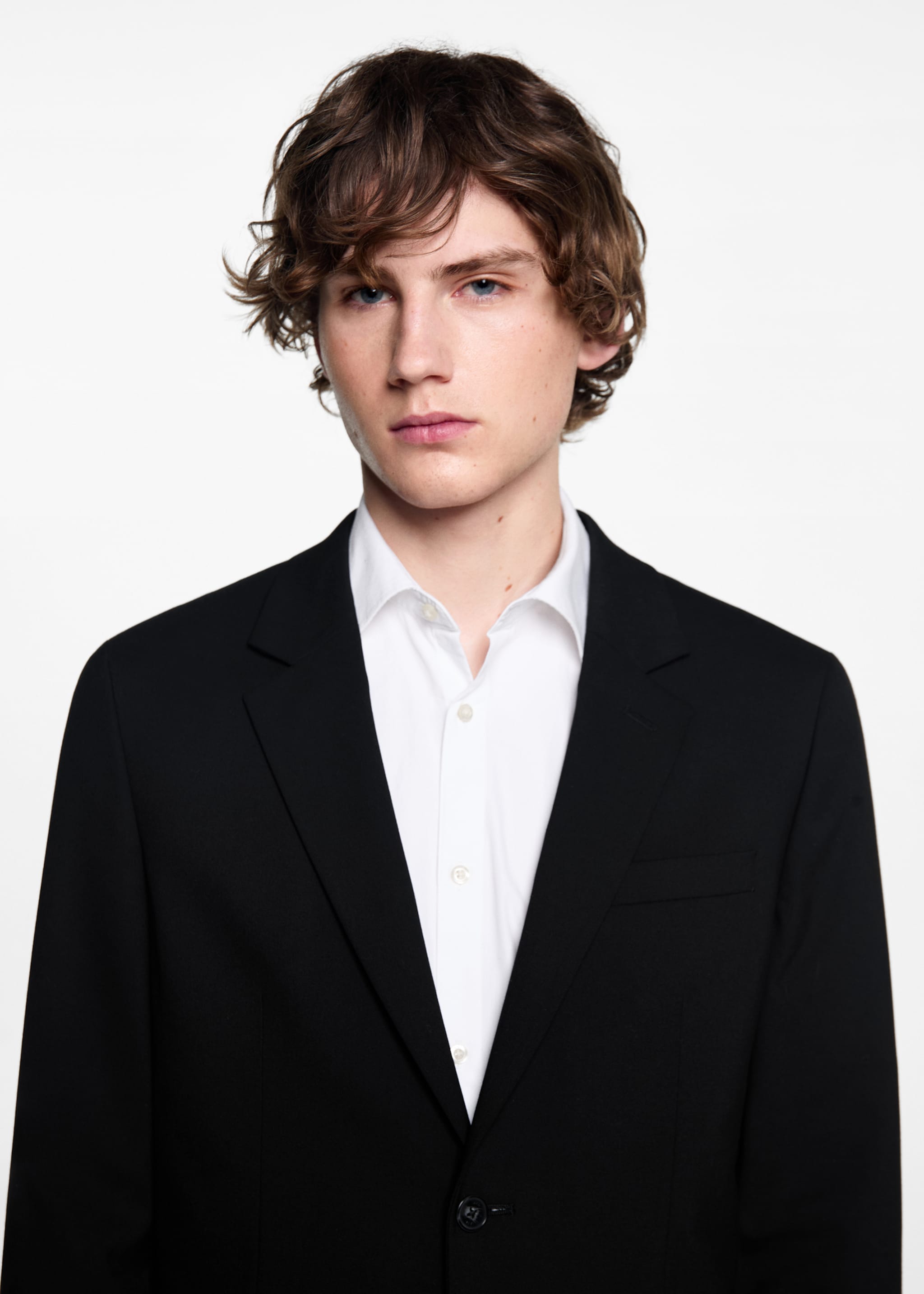 Veste de costume slim fit - Détail de l'article 1, Noir. Ref: 67070648-00.