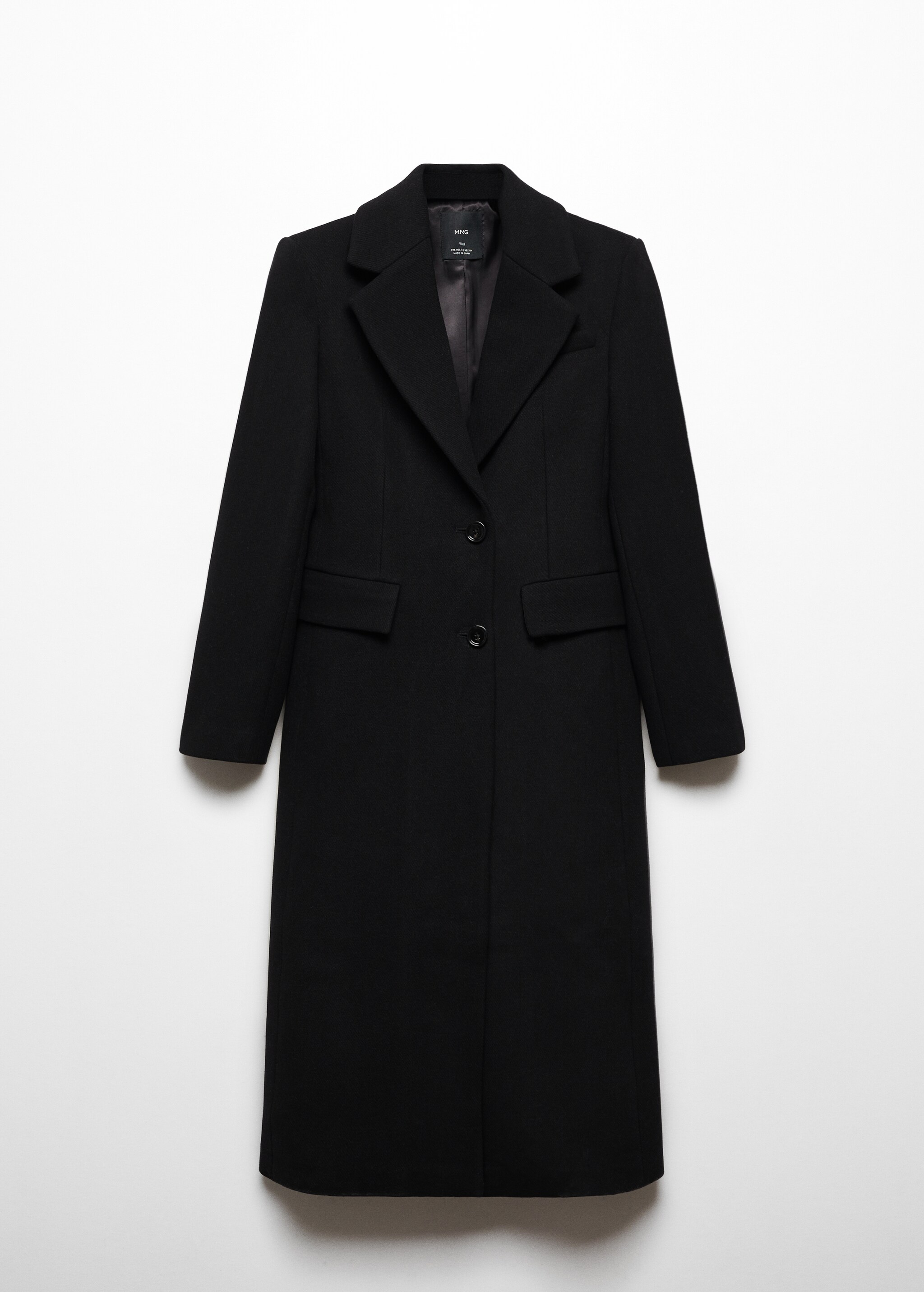 Tailored wool coat - Article without model
