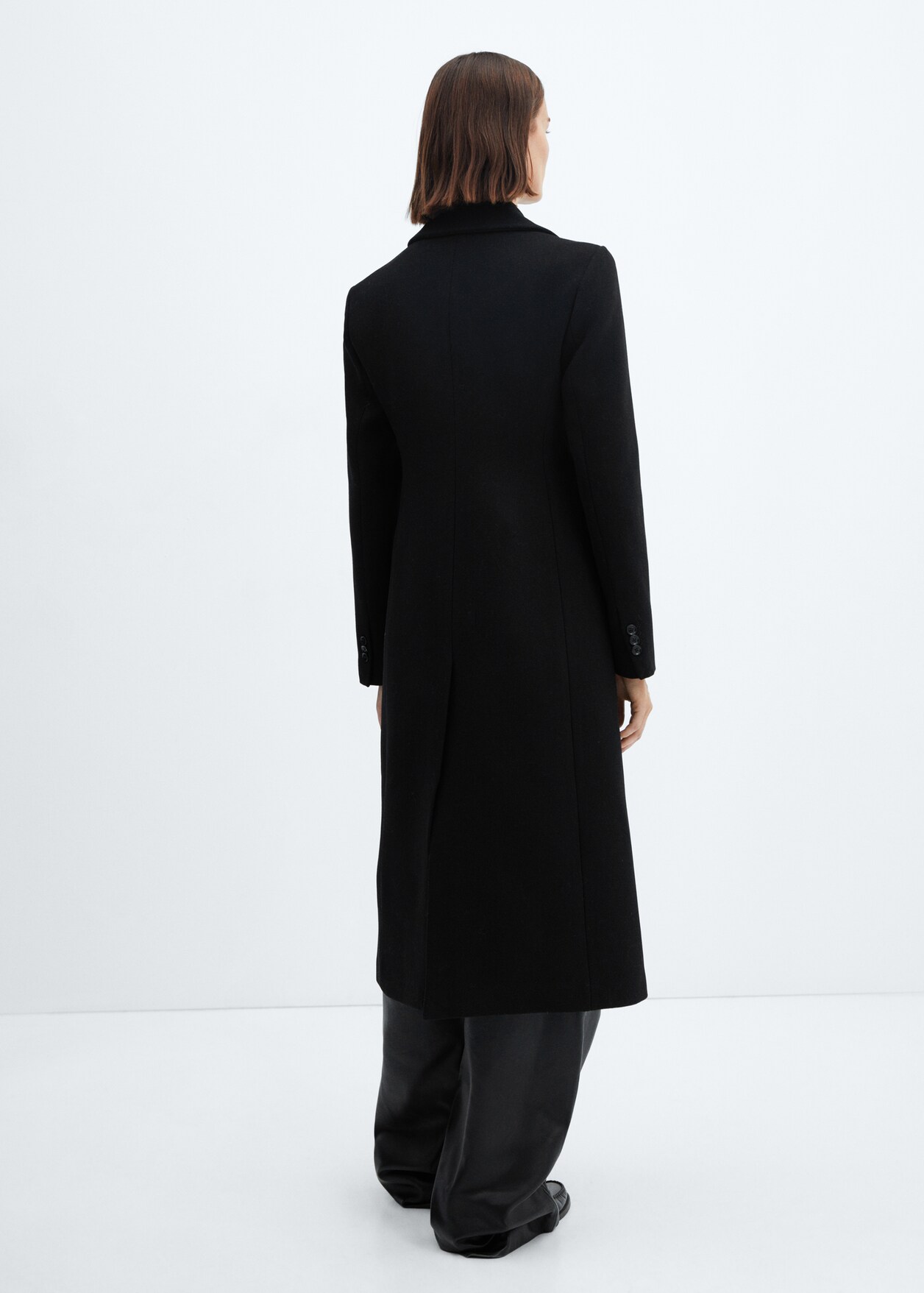 Tailored wool coat - Women | MANGO USA
