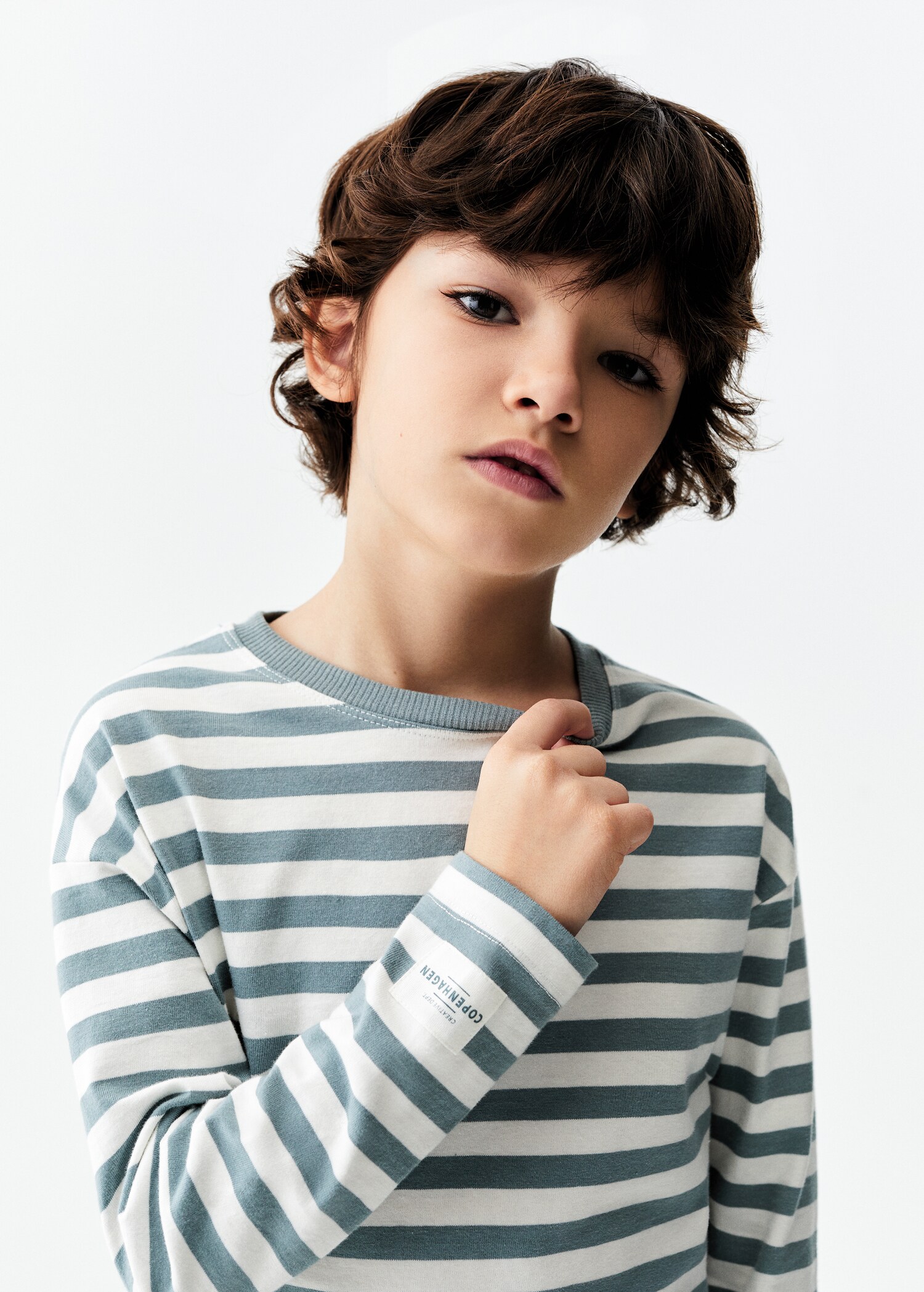 Striped long sleeves t-shirt - Детальніше про товар 1