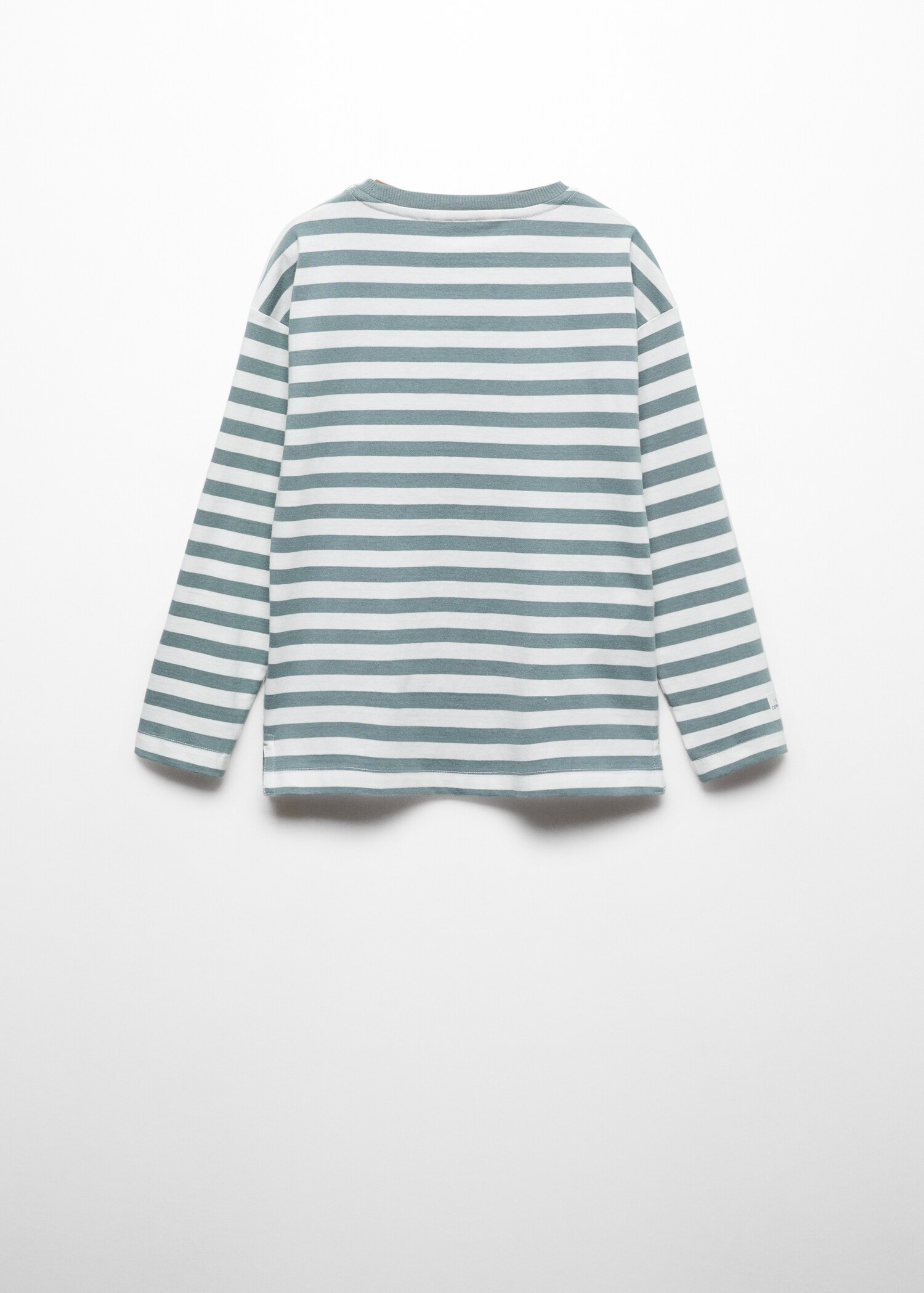 Striped long sleeves t-shirt - Зворотна сторона товару