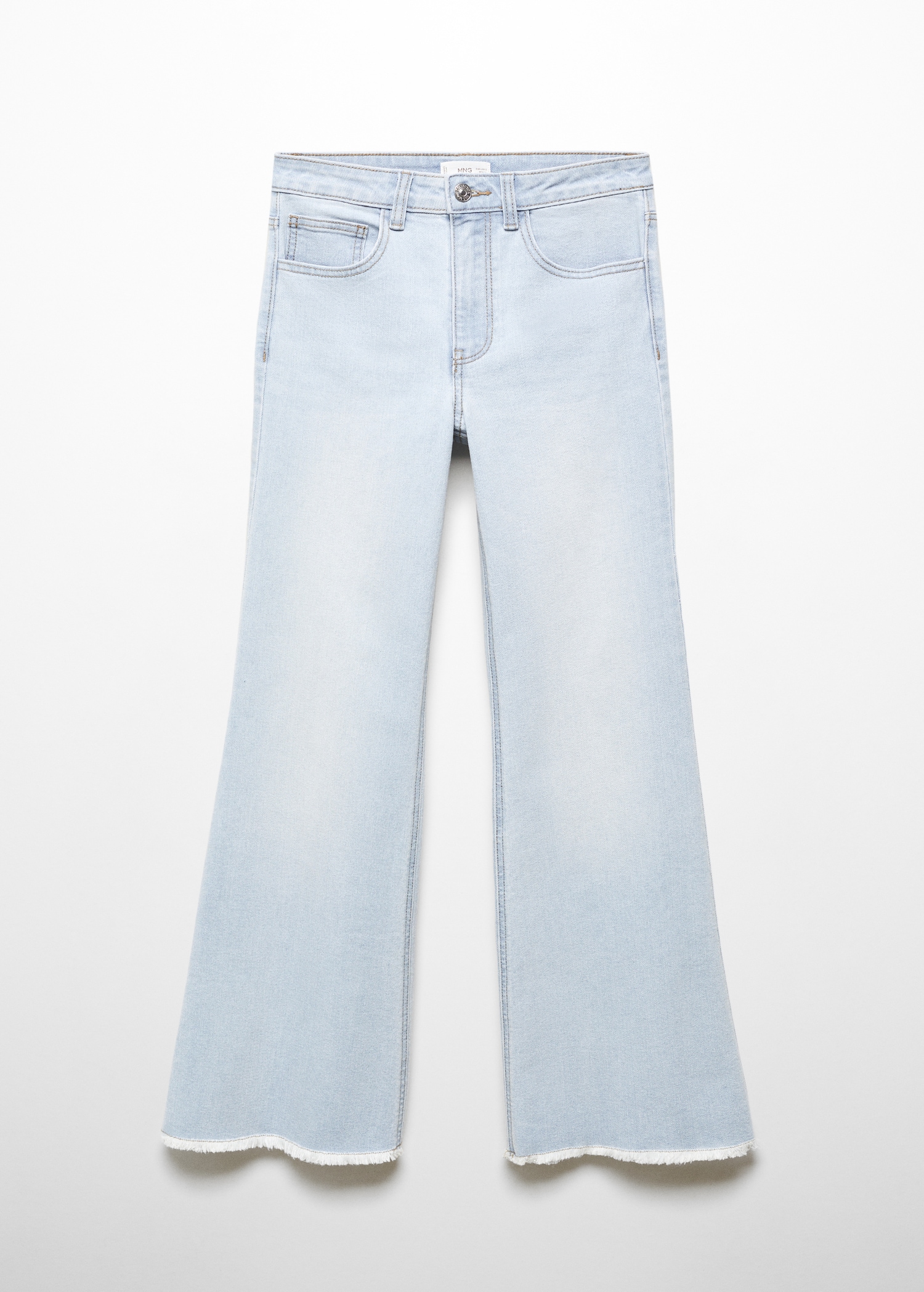 Jeans wideleg tiro medio - Artículo sin modelo