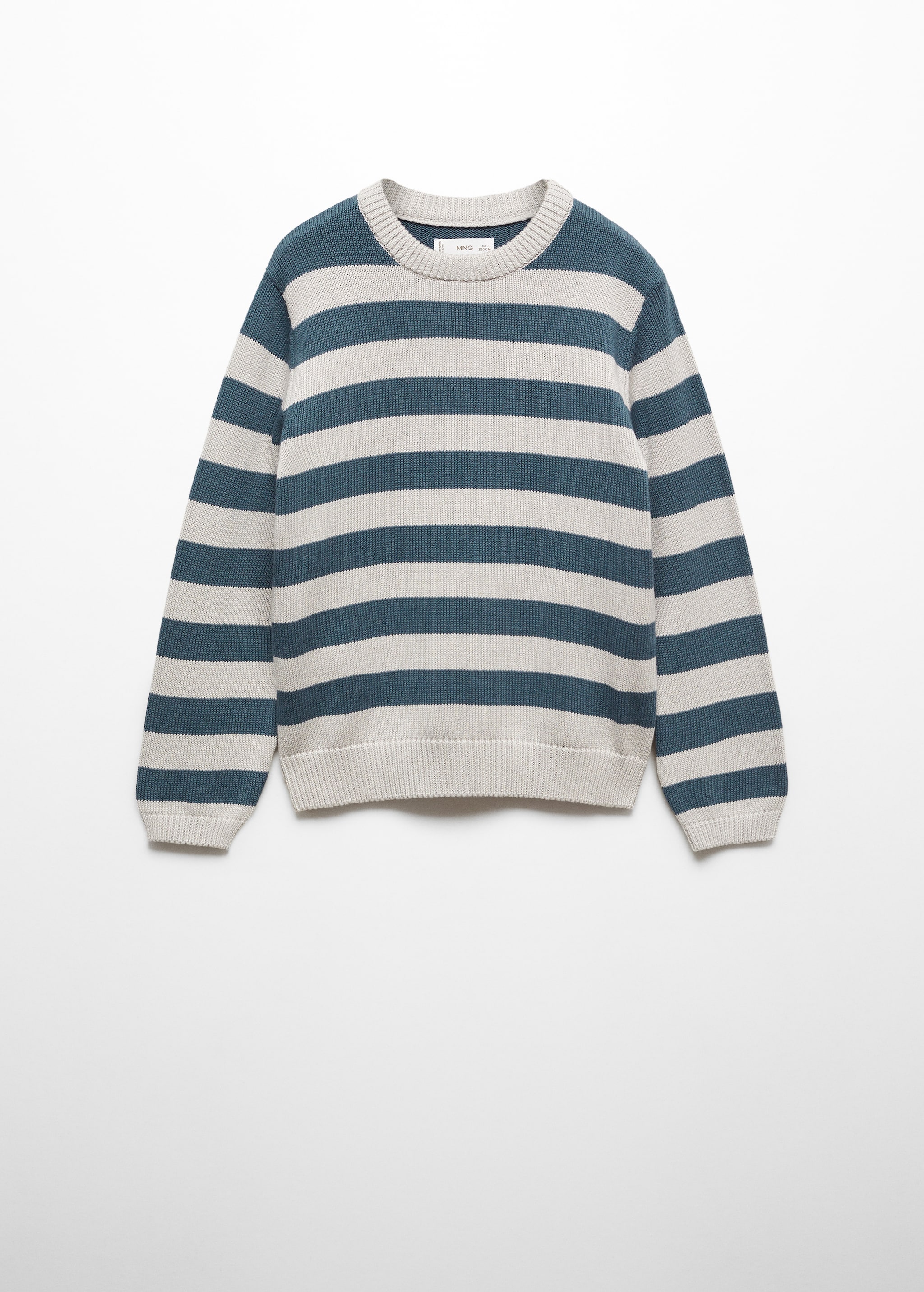 Striped knit sweater - Article without model