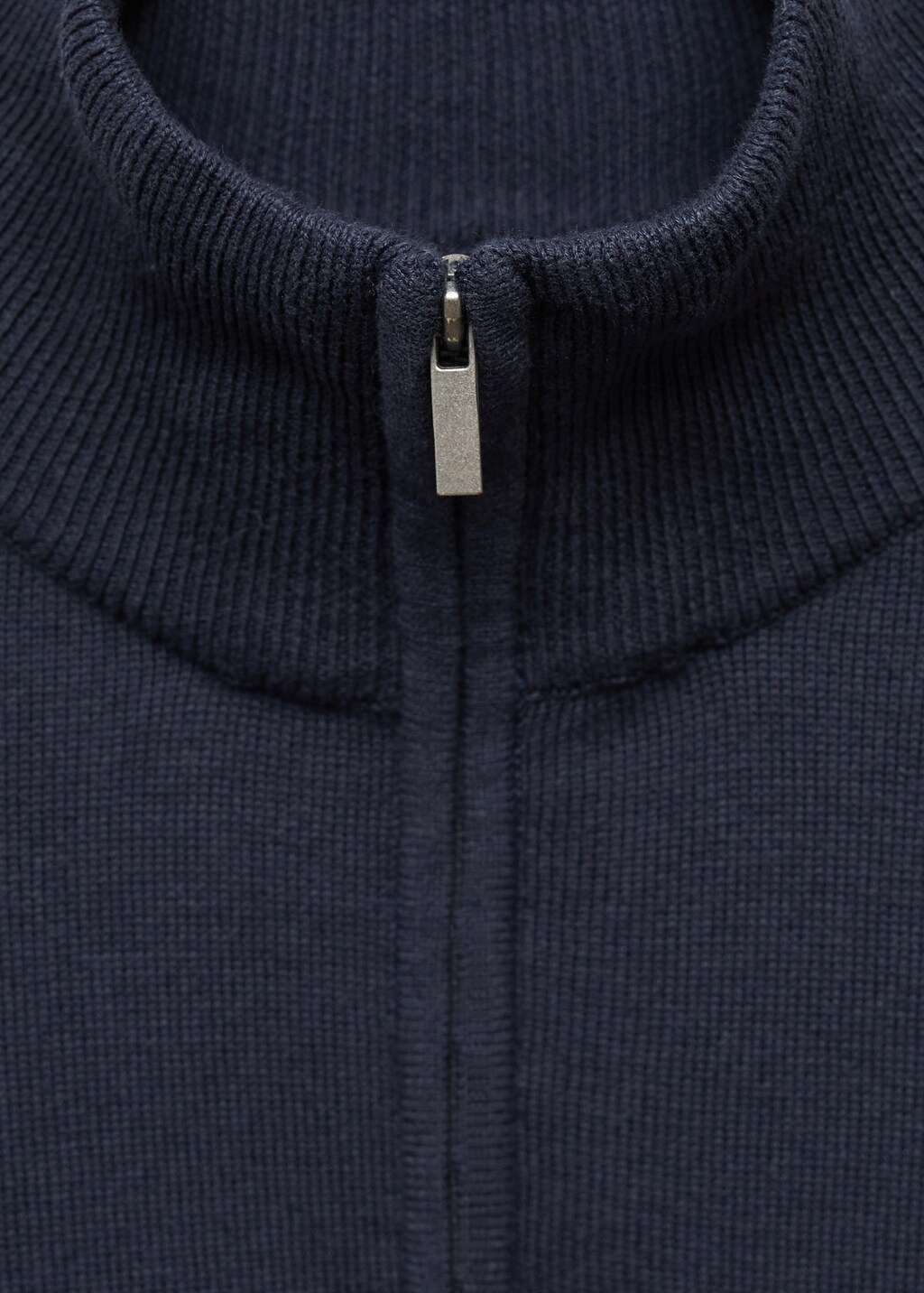 Zip neck jumper