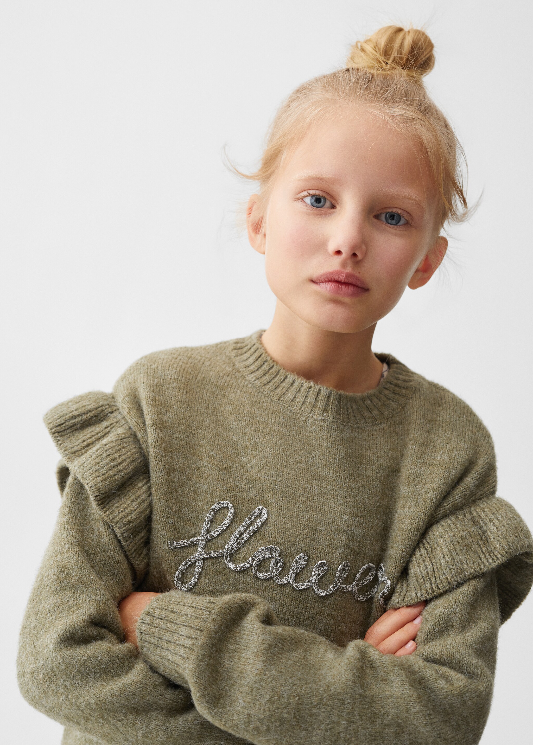 Embroidered message sweater - Details of the article 1