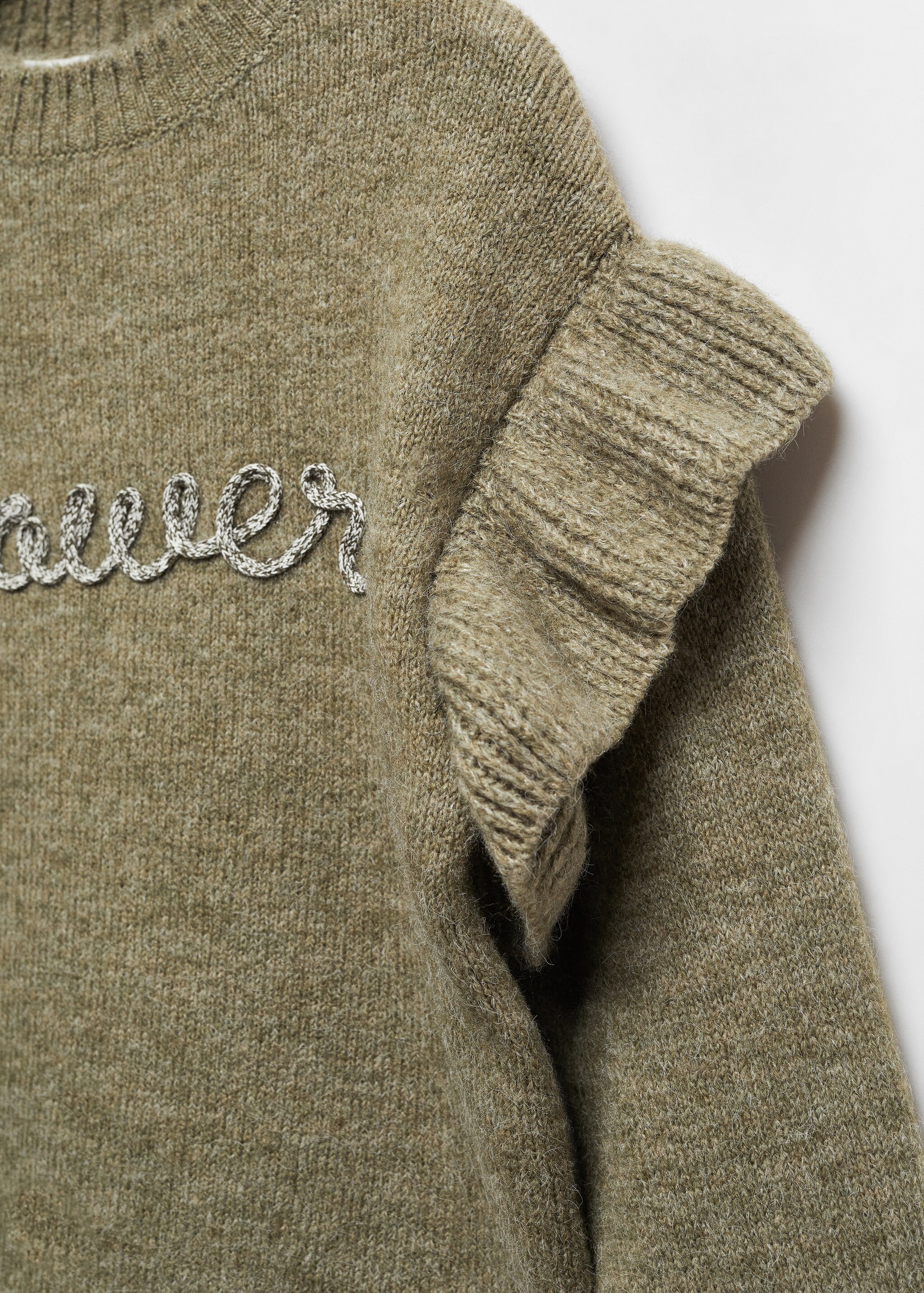 Embroidered message sweater - Details of the article 8
