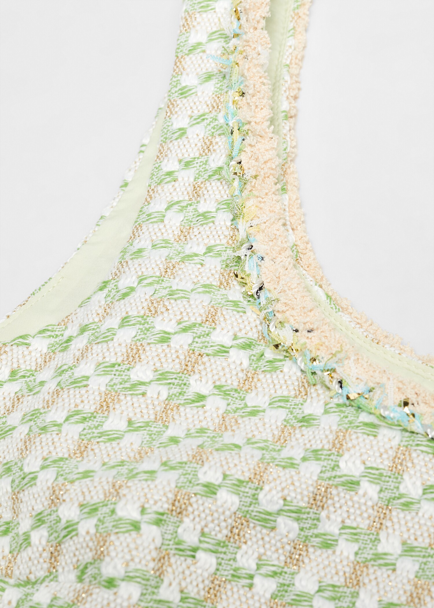 Vestido tweed cuadros - Detalle del artículo 8
