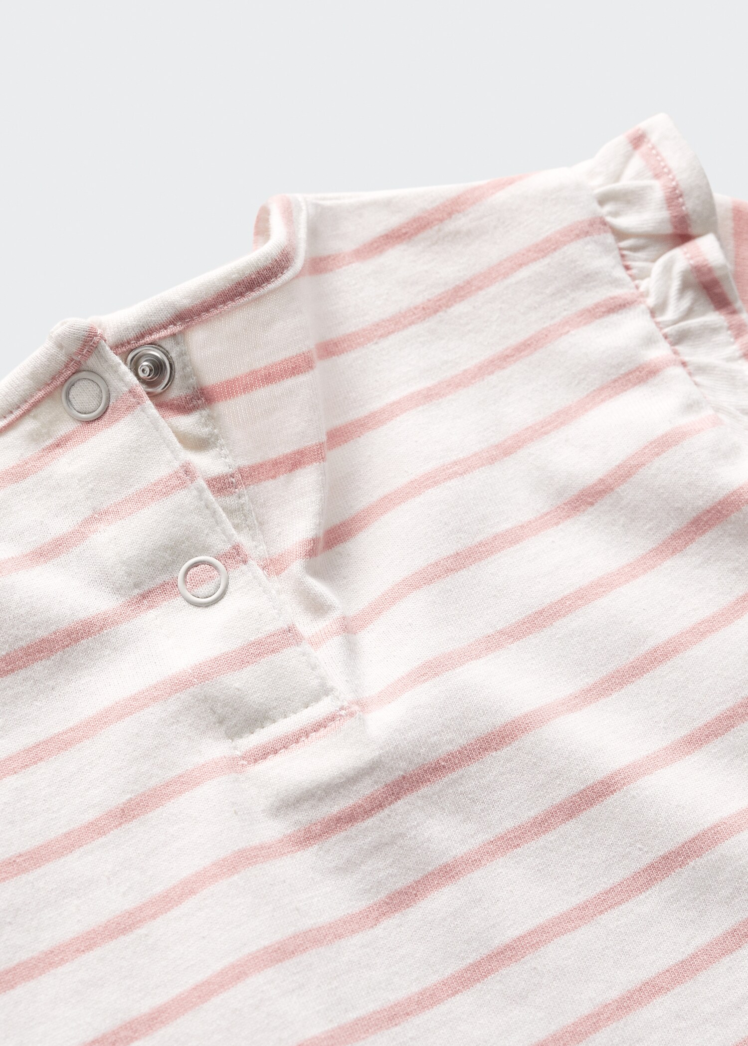 Ruffled striped t-shirt - Детальніше про товар 8