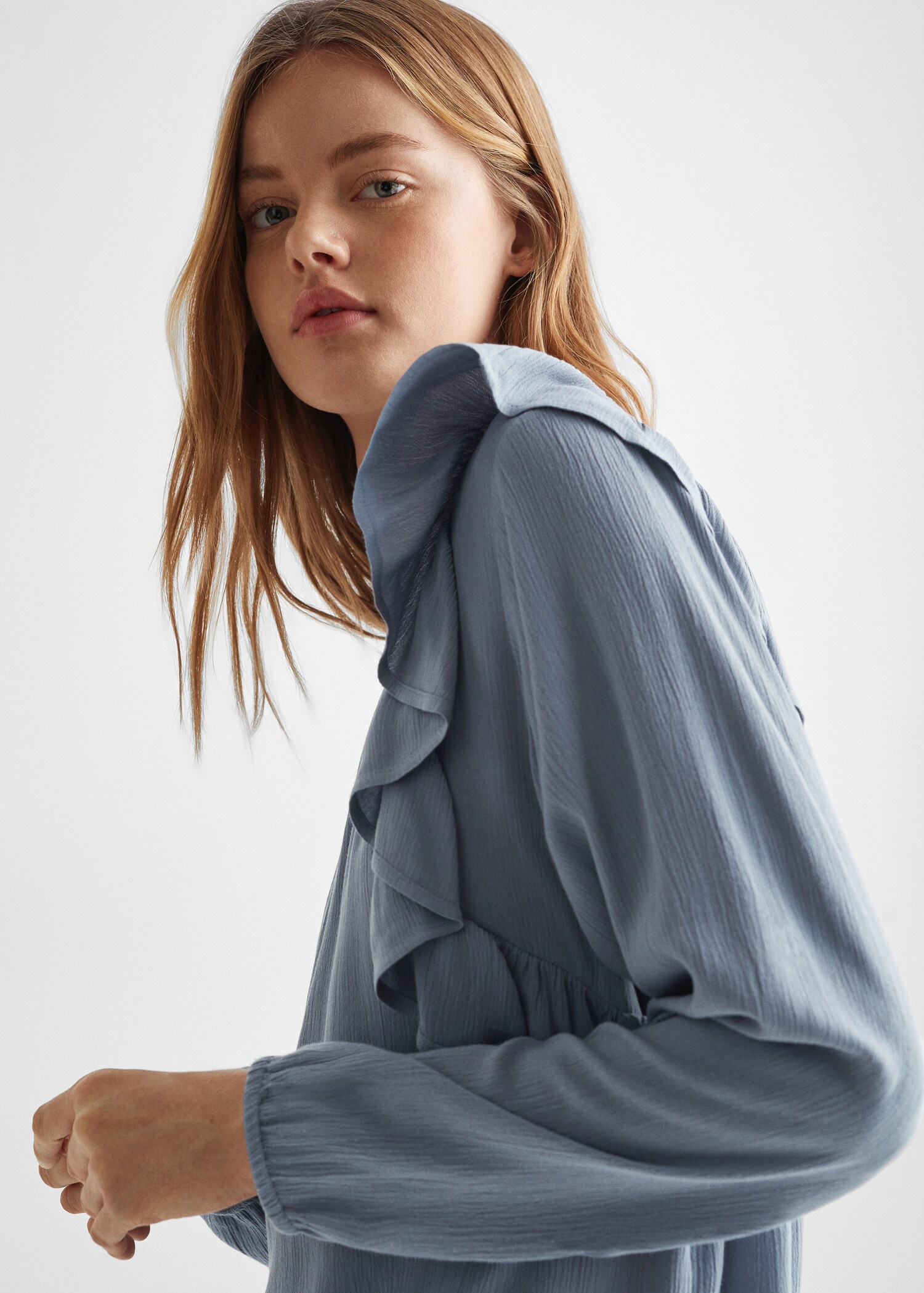 Ruffled blouse - Details of the article 1