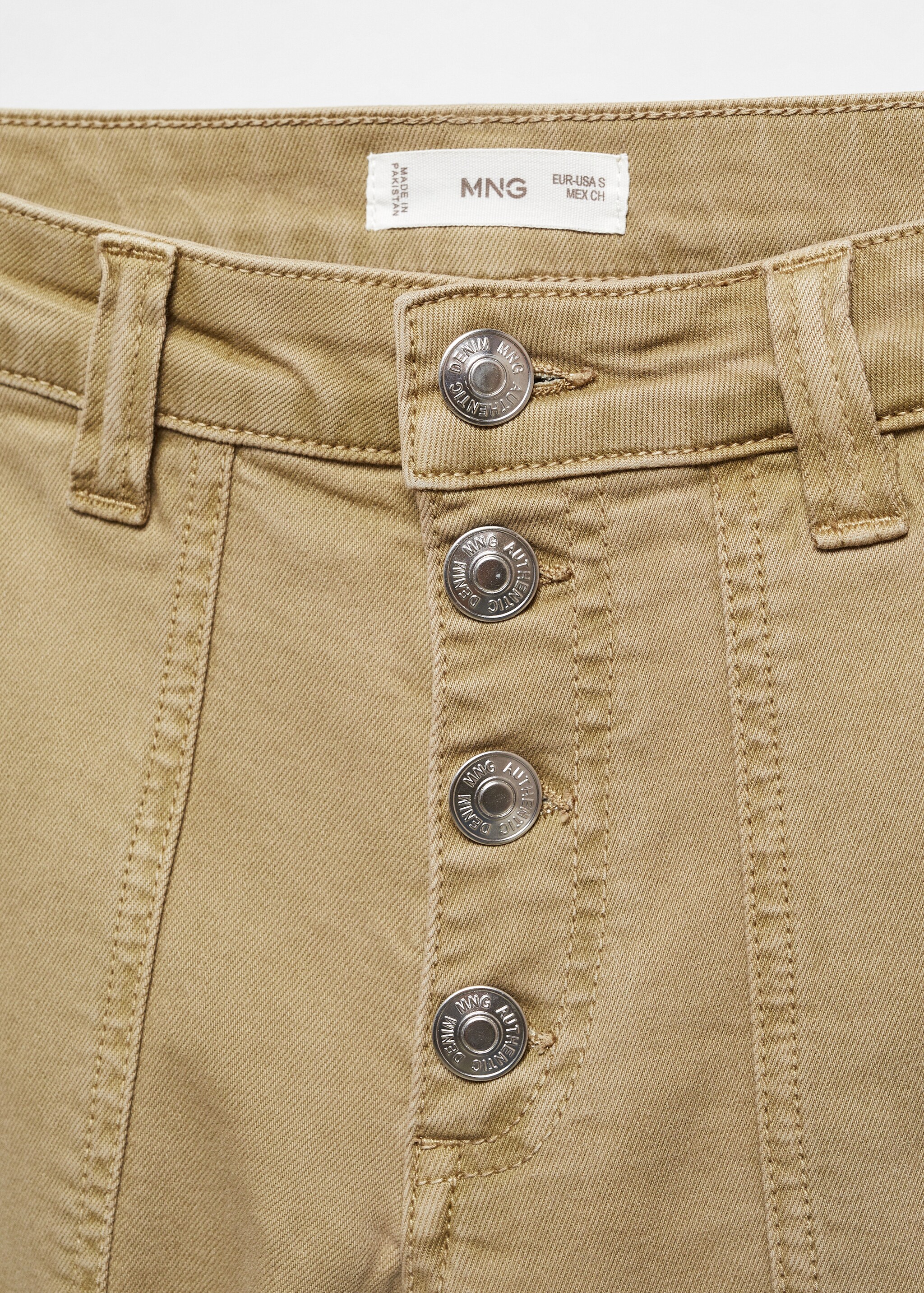 Buttons straight jeans - Details of the article 8