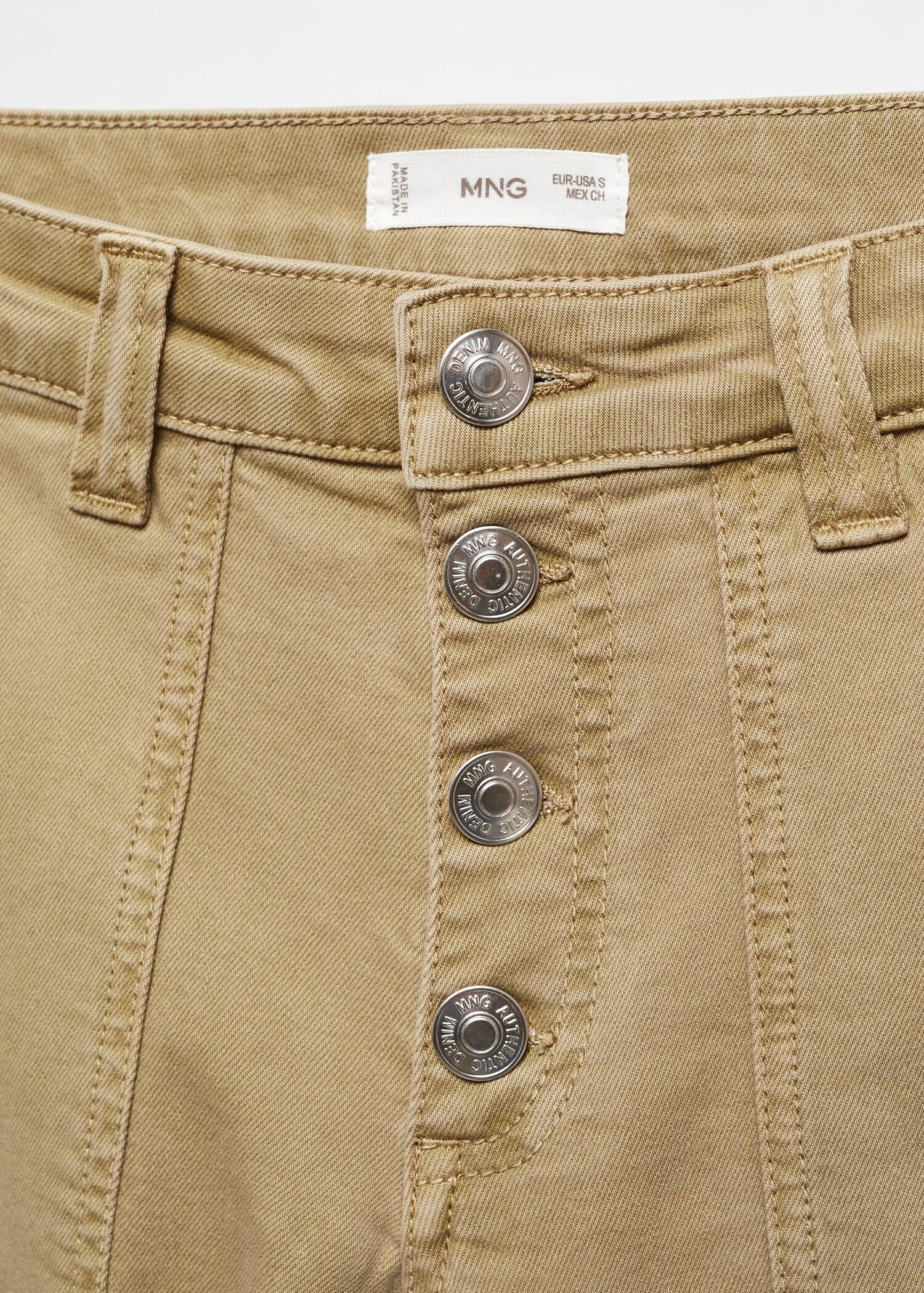 Buttons straight jeans - Details of the article 8