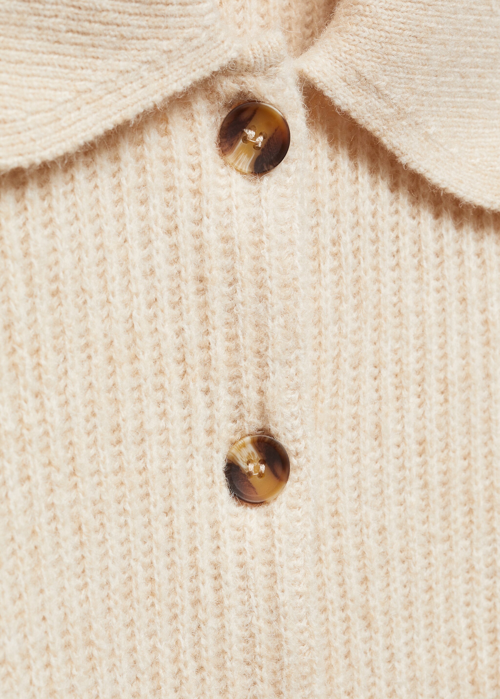 Pockets collar cardigan - Details of the article 8