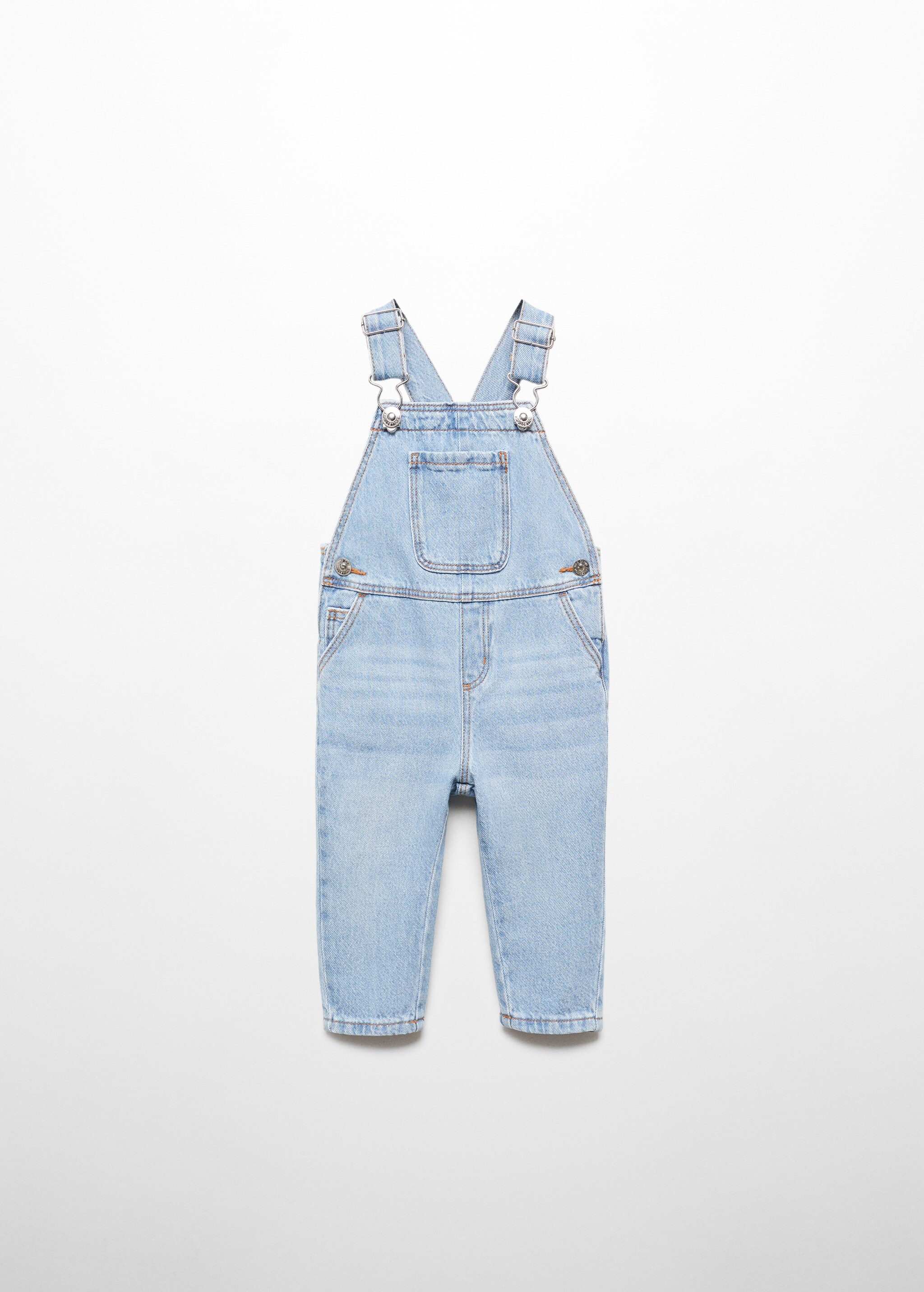 Long denim dungarees - Article without model