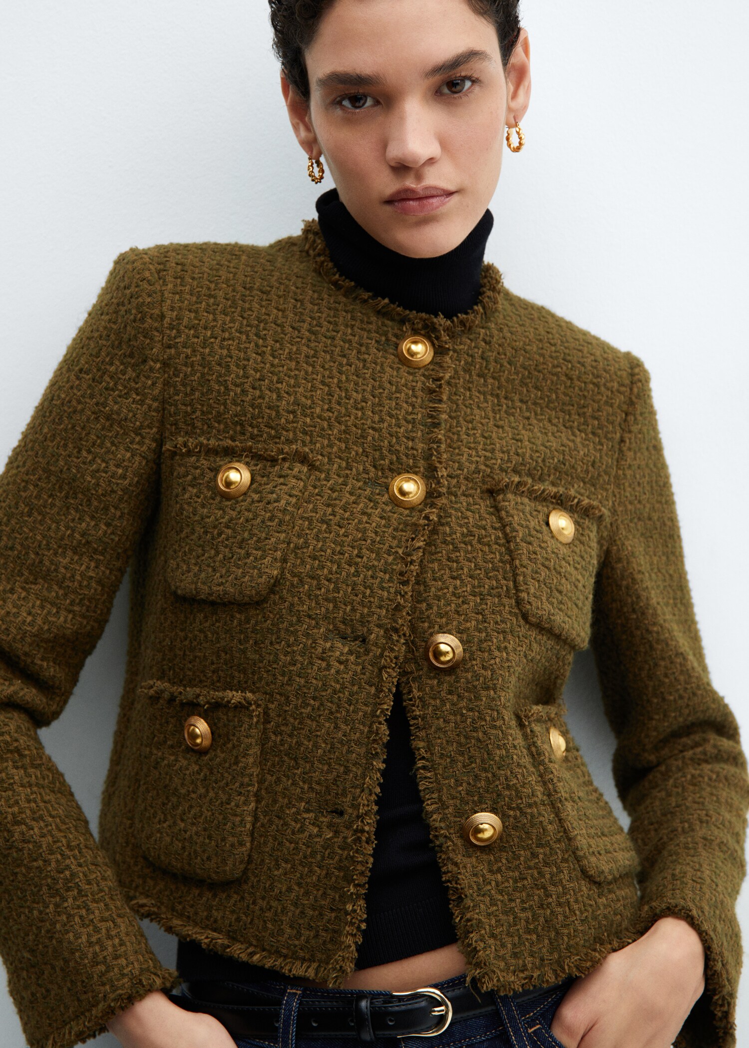 Pocket tweed jacket - Details of the article 2