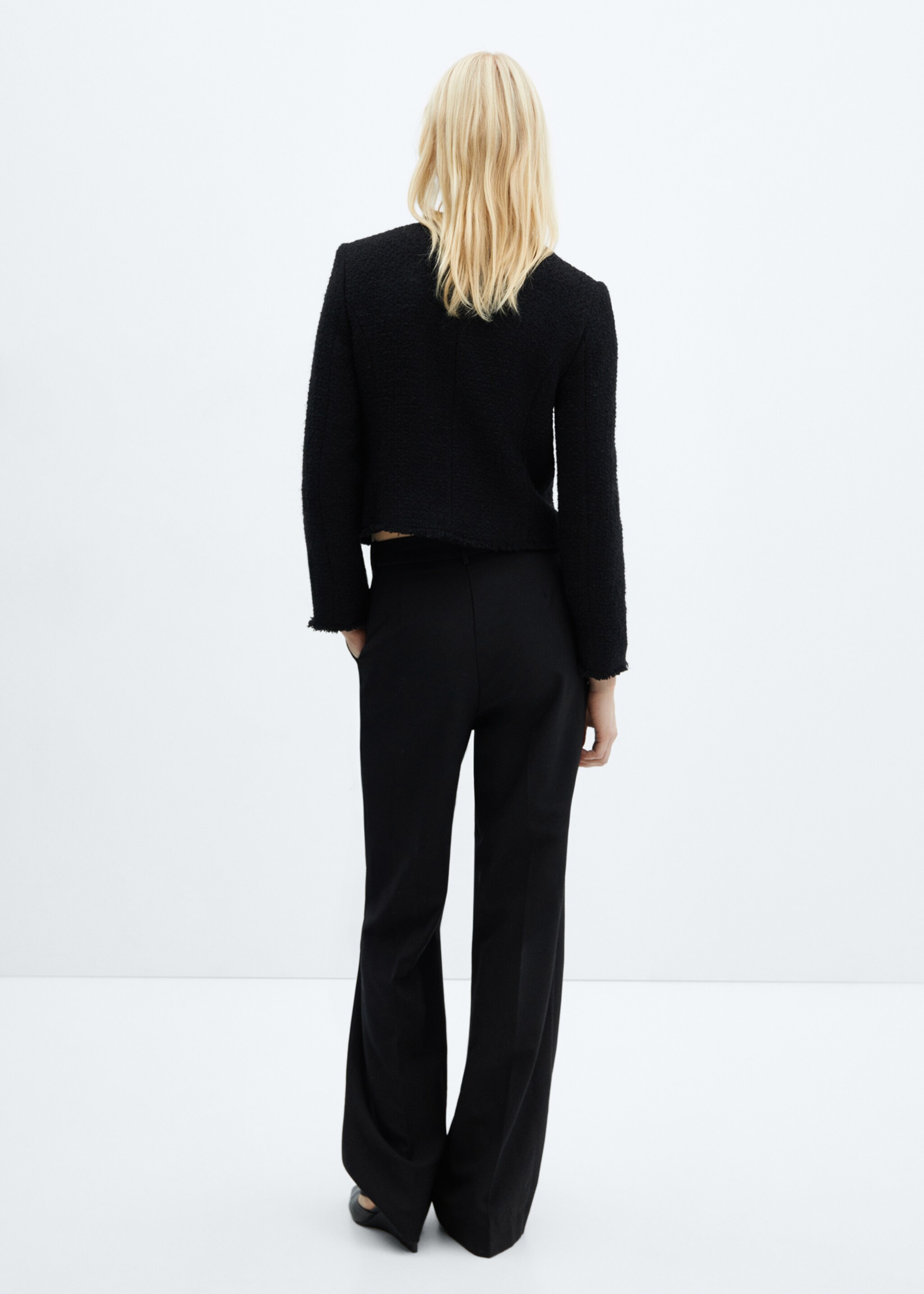 Pocket tweed jacket - Reverse of the article