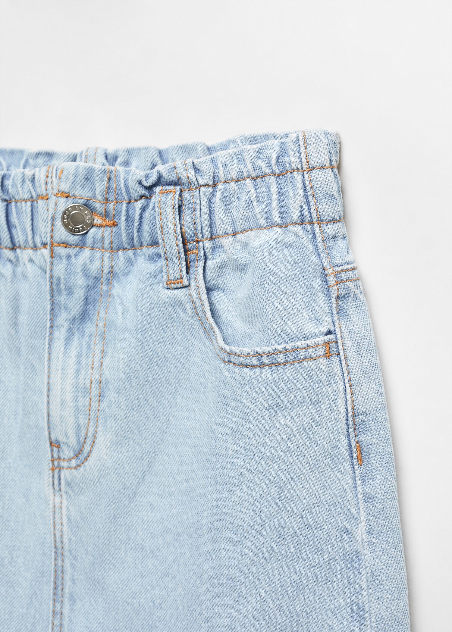 Paperbag denim skirt - Details of the article 8