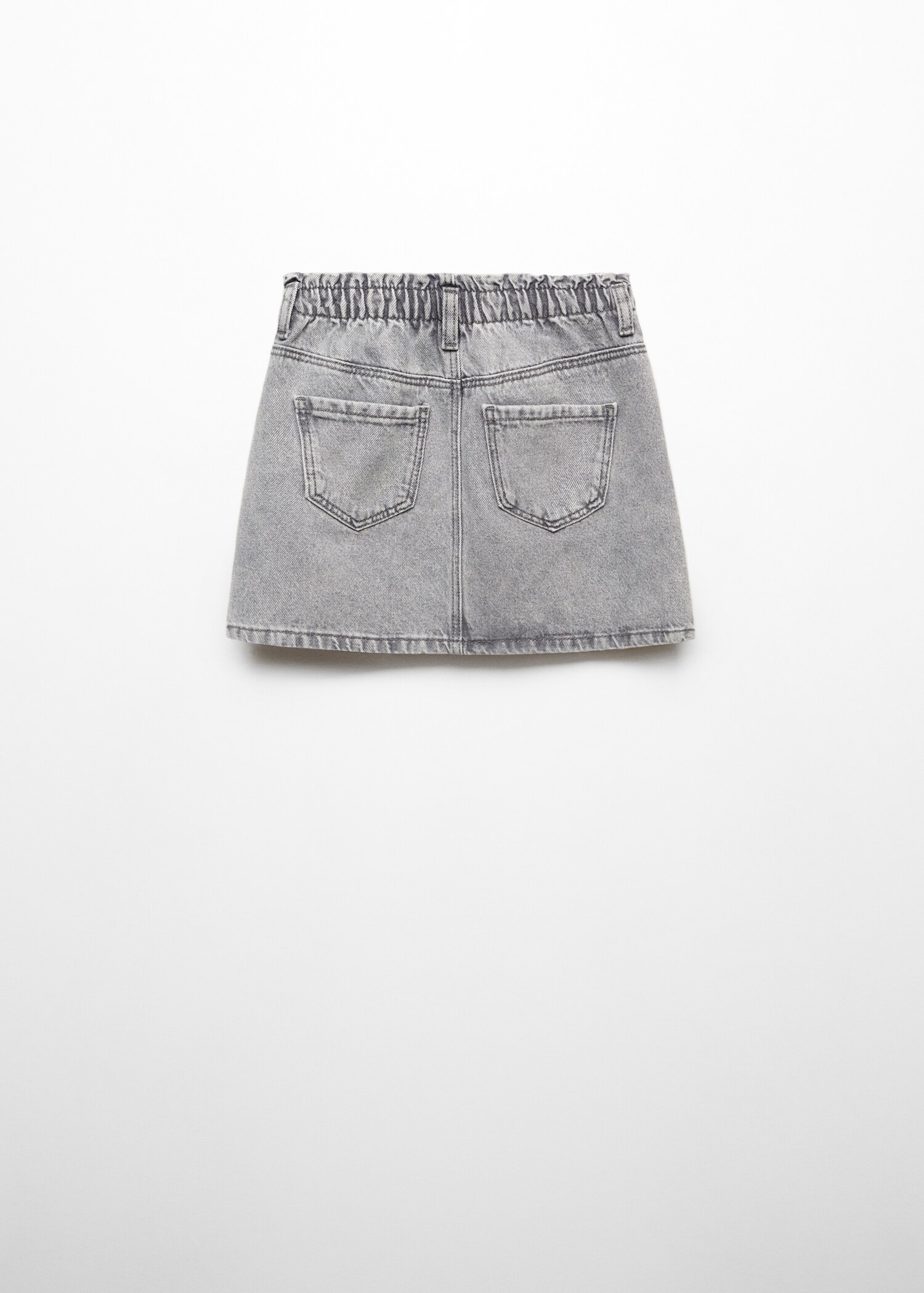 Falda denim paperbag - Reverso del artículo