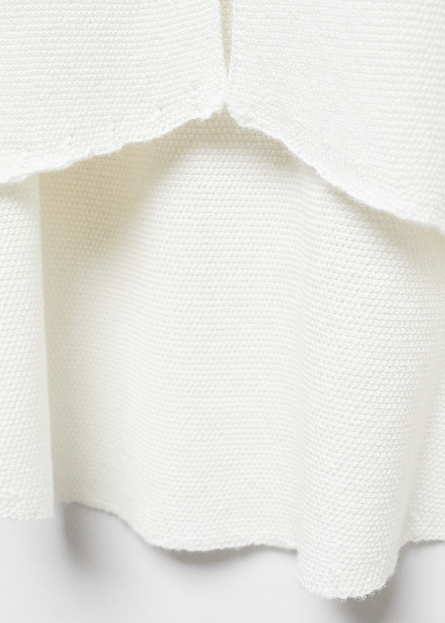 Cotton knit cape - Details of the article 8