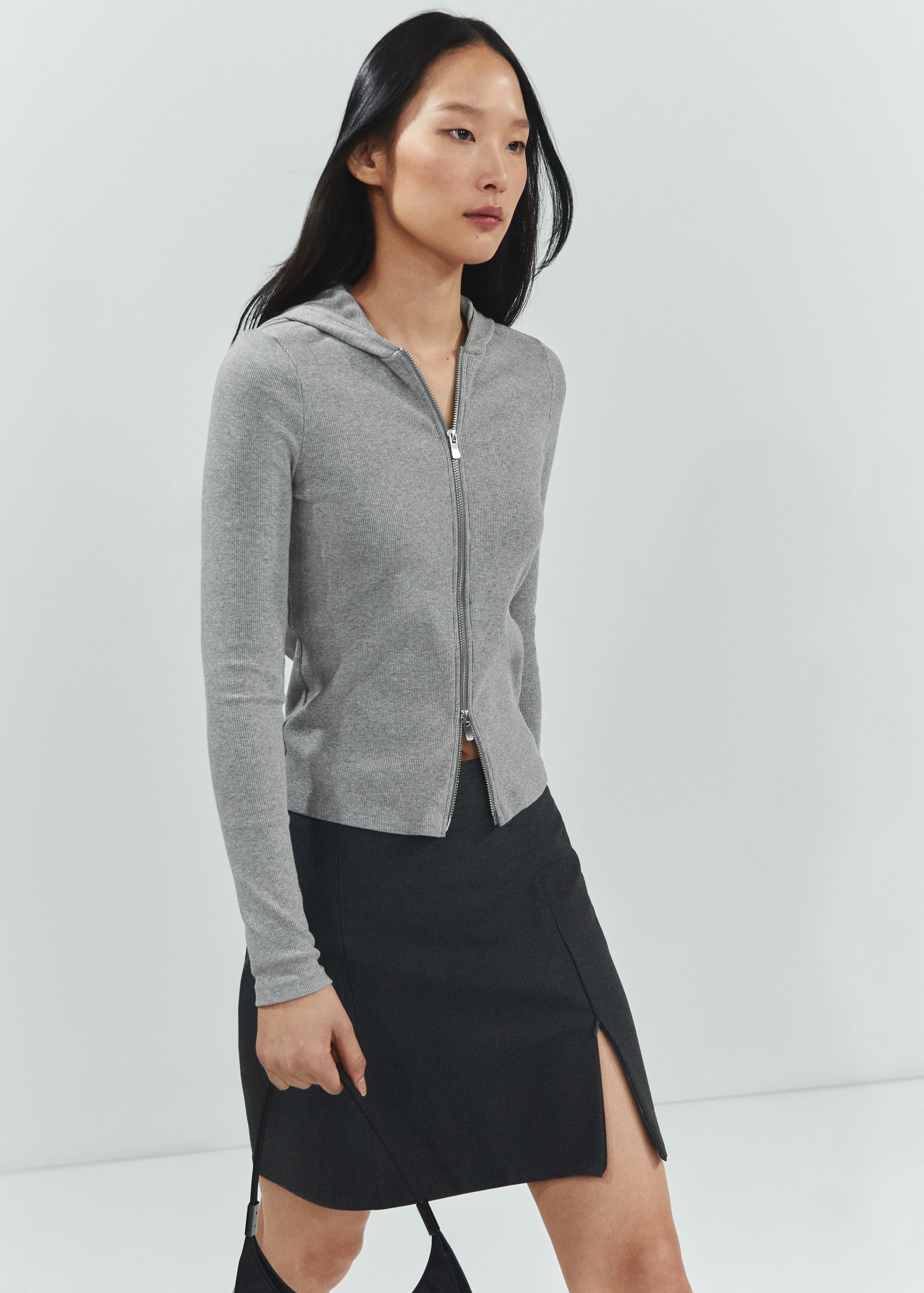 Sudadera capucha cremallera MNG Argentina