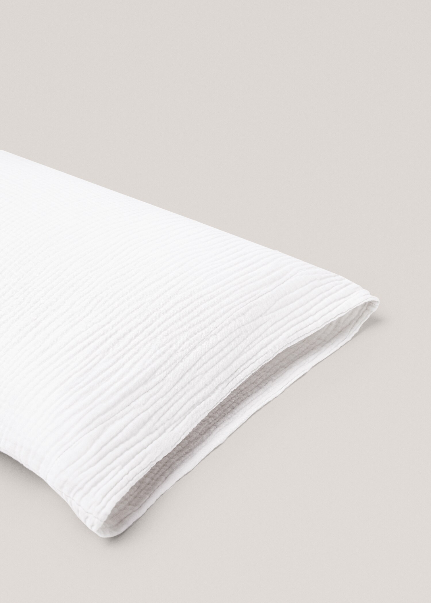Cotton gauze pillowcase 45x110cm - Details of the article 2