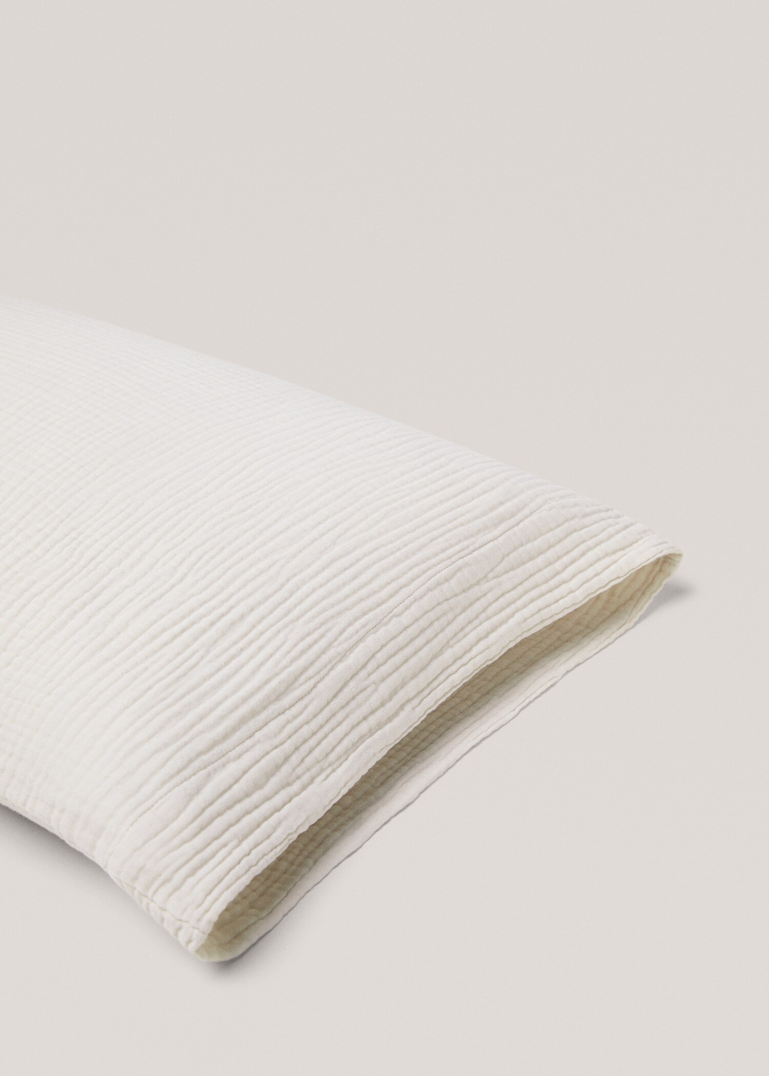 Cotton gauze pillowcase 45x110cm - Details of the article 2