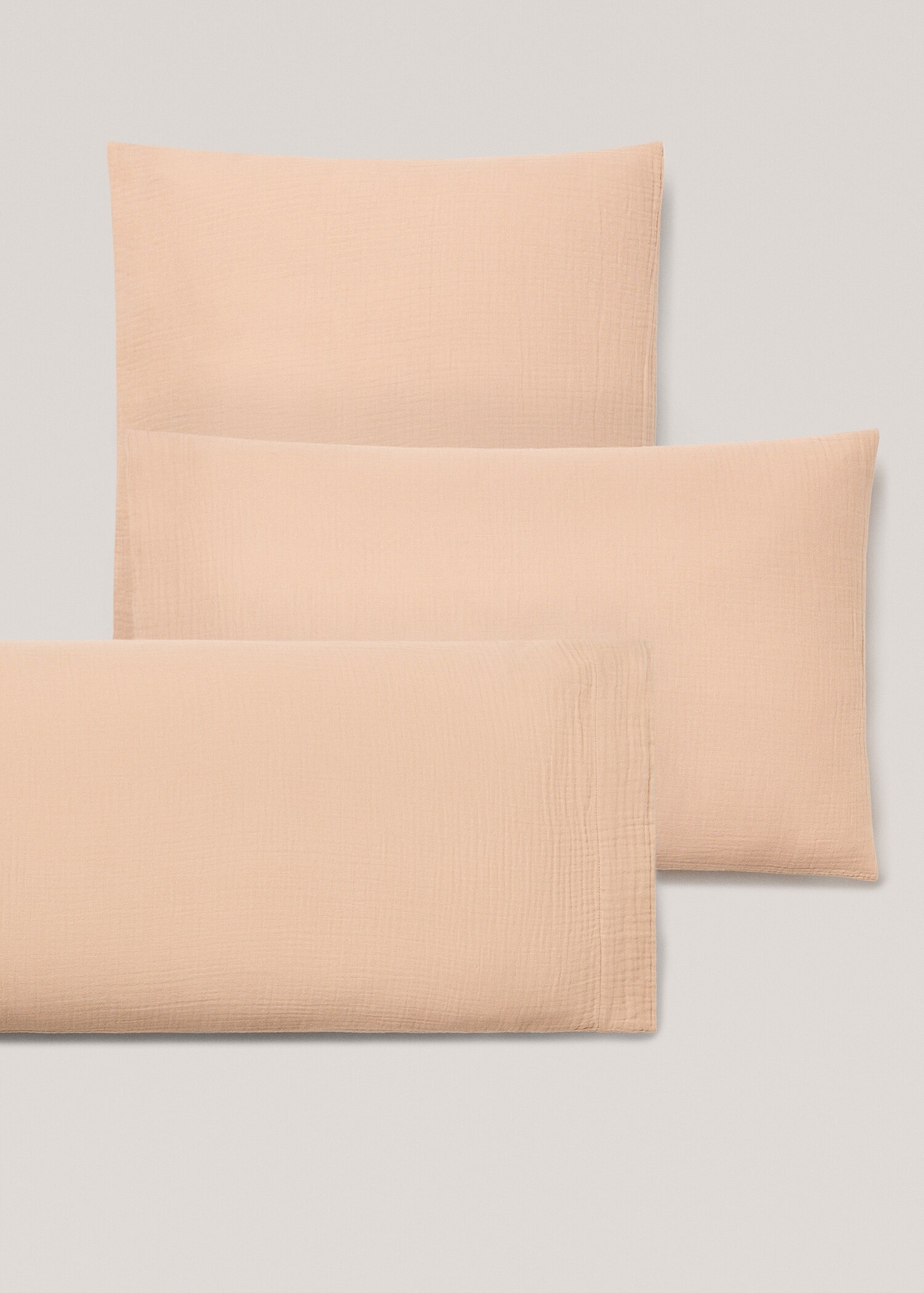 Cotton gauze pillowcase 45x110cm - Details of the article 4