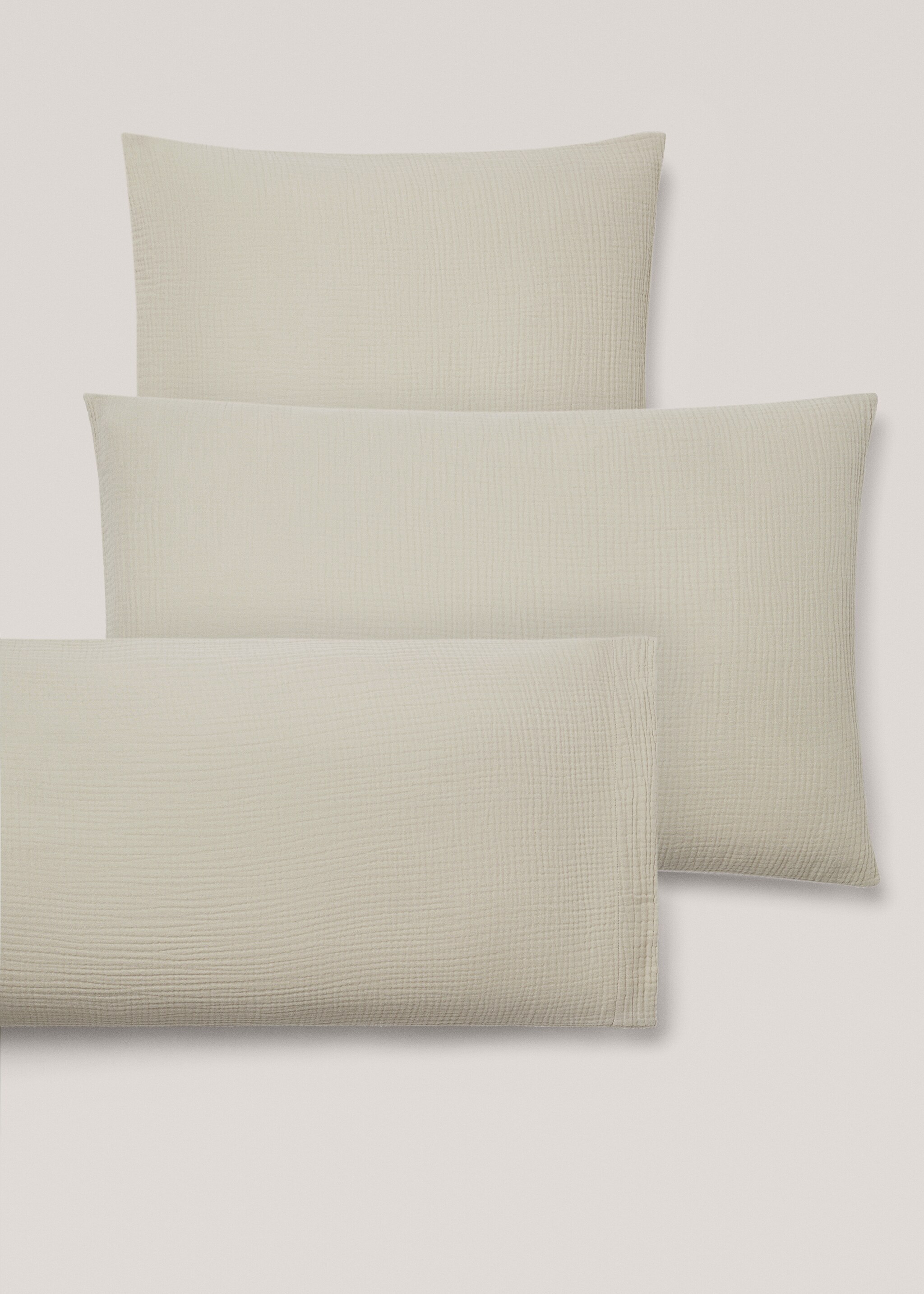 Cotton gauze pillow case 17.72x43.31 in - Details of the article 4