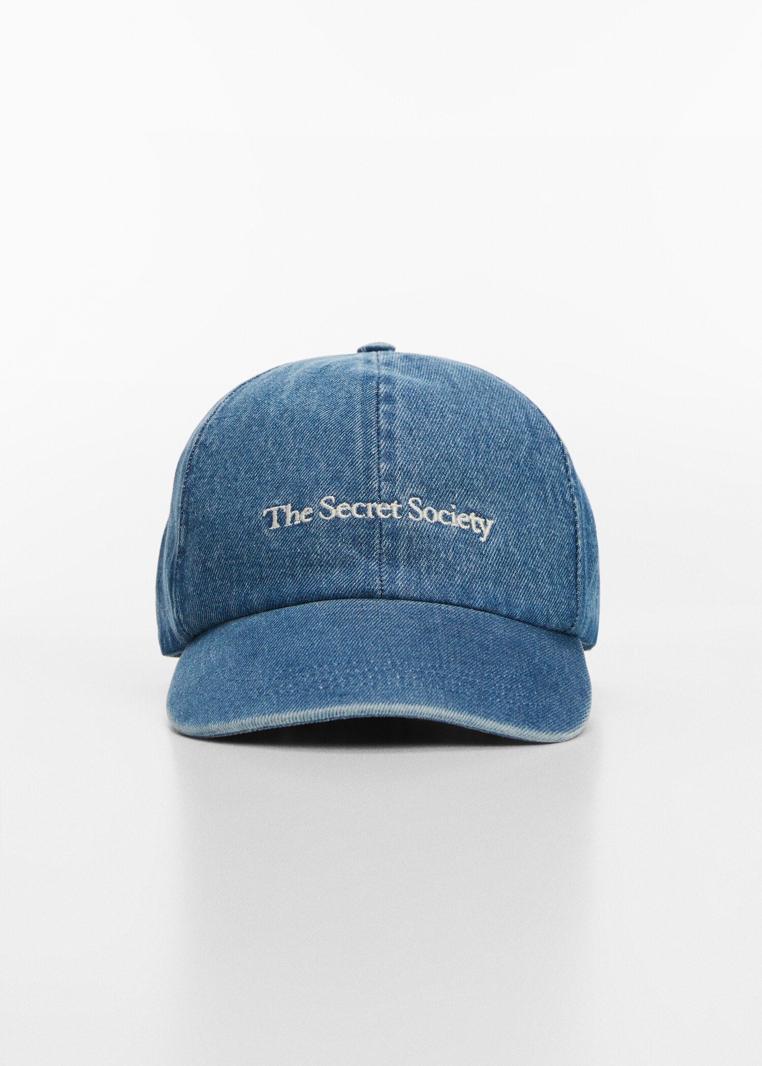 Casquette denim message - Plan moyen