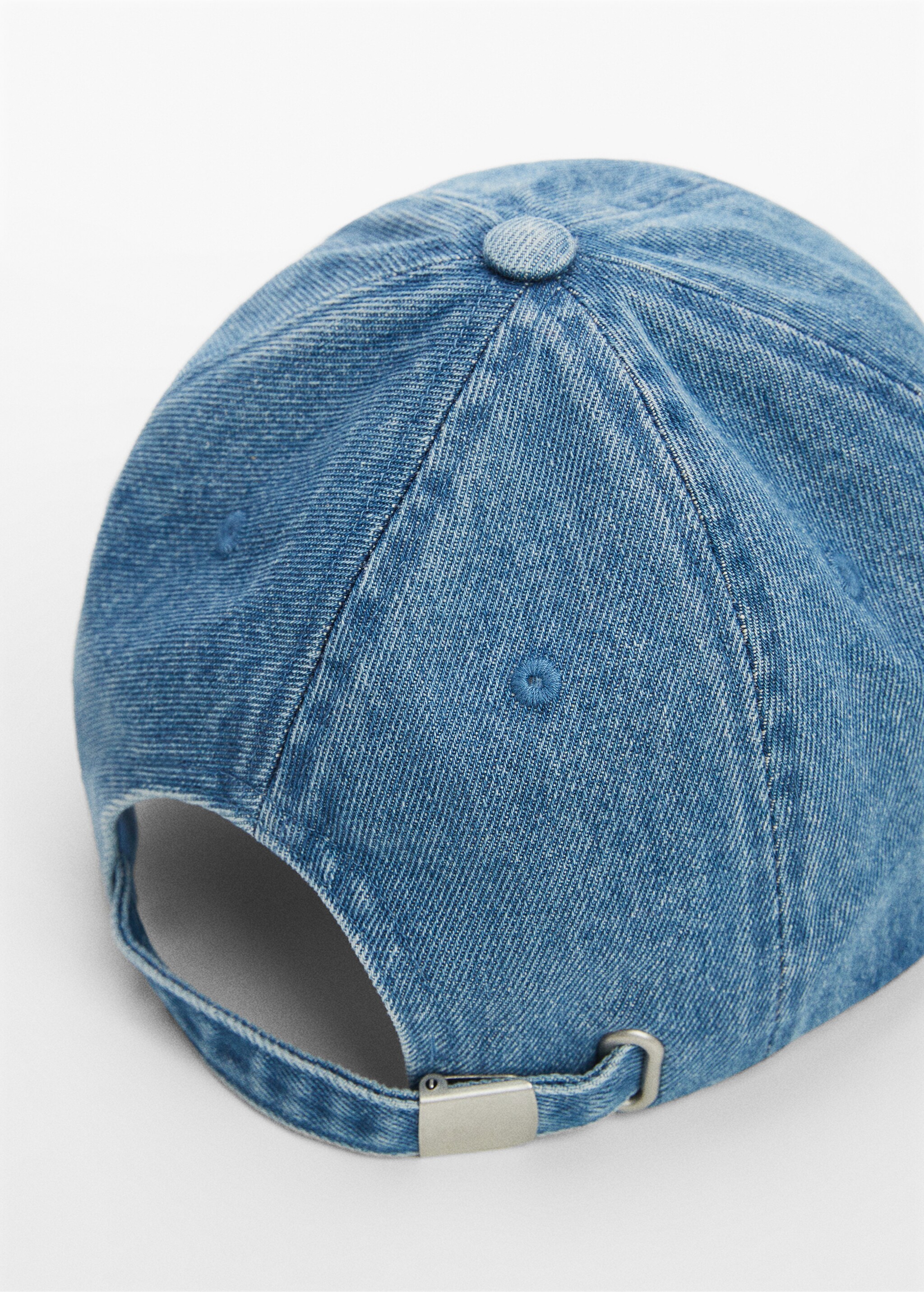 Denim cap with message - Details of the article 1