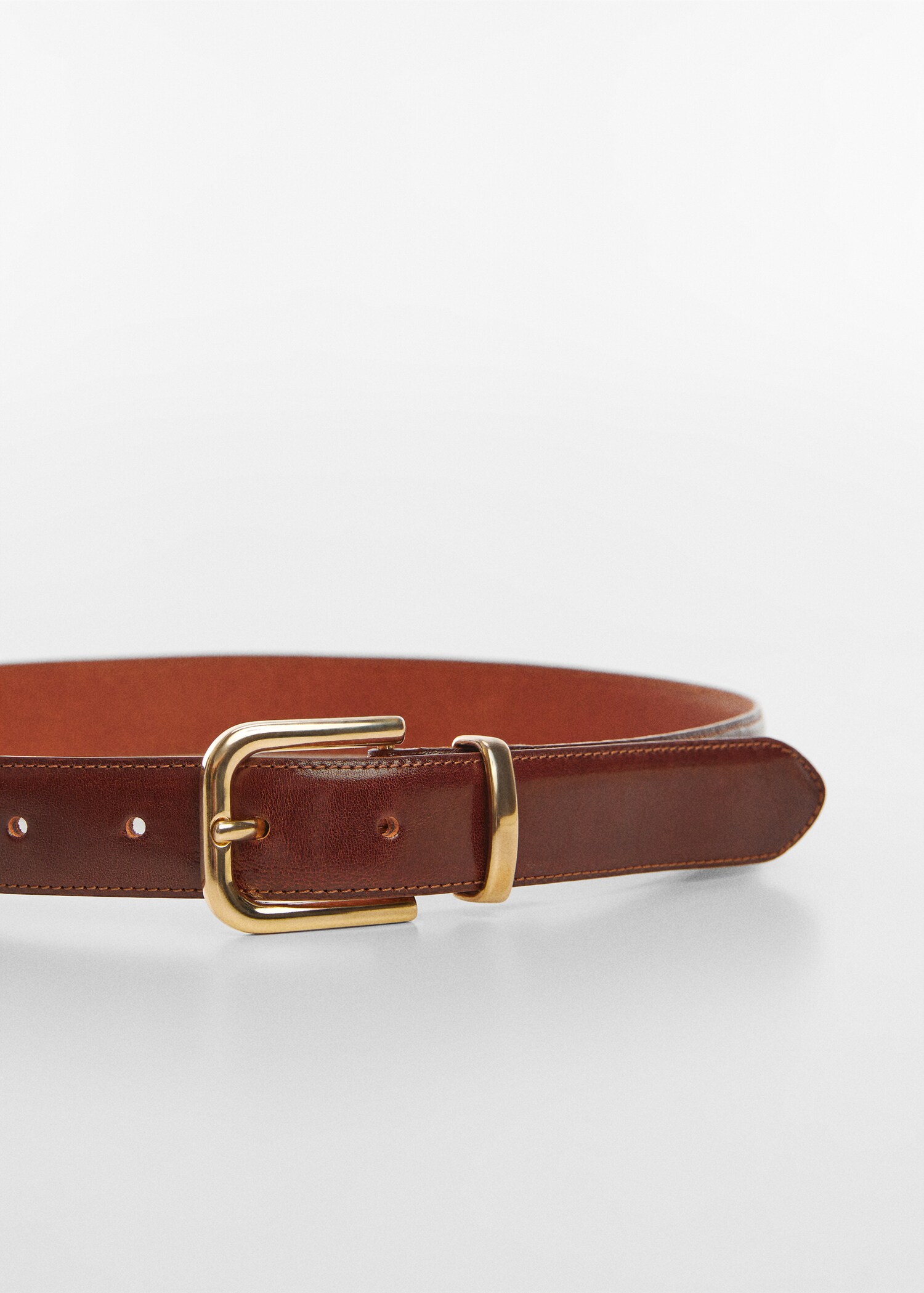 Buckle leather belt - Details of the article 2