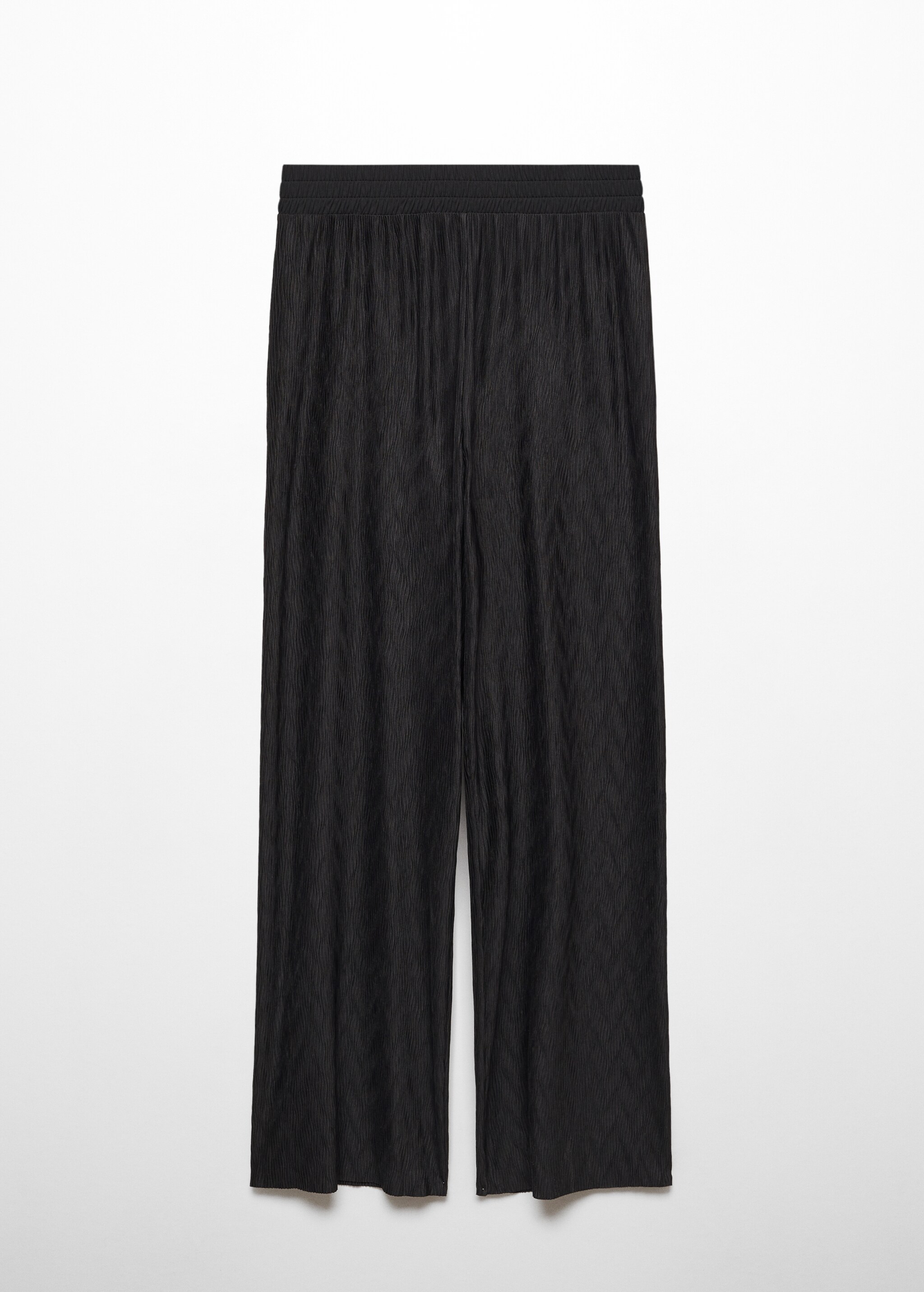 Textured wideleg trousers - Article without model
