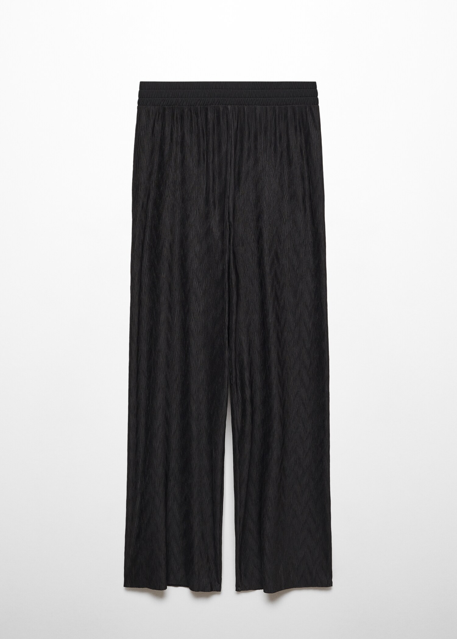 Textured wideleg trousers - Article without model