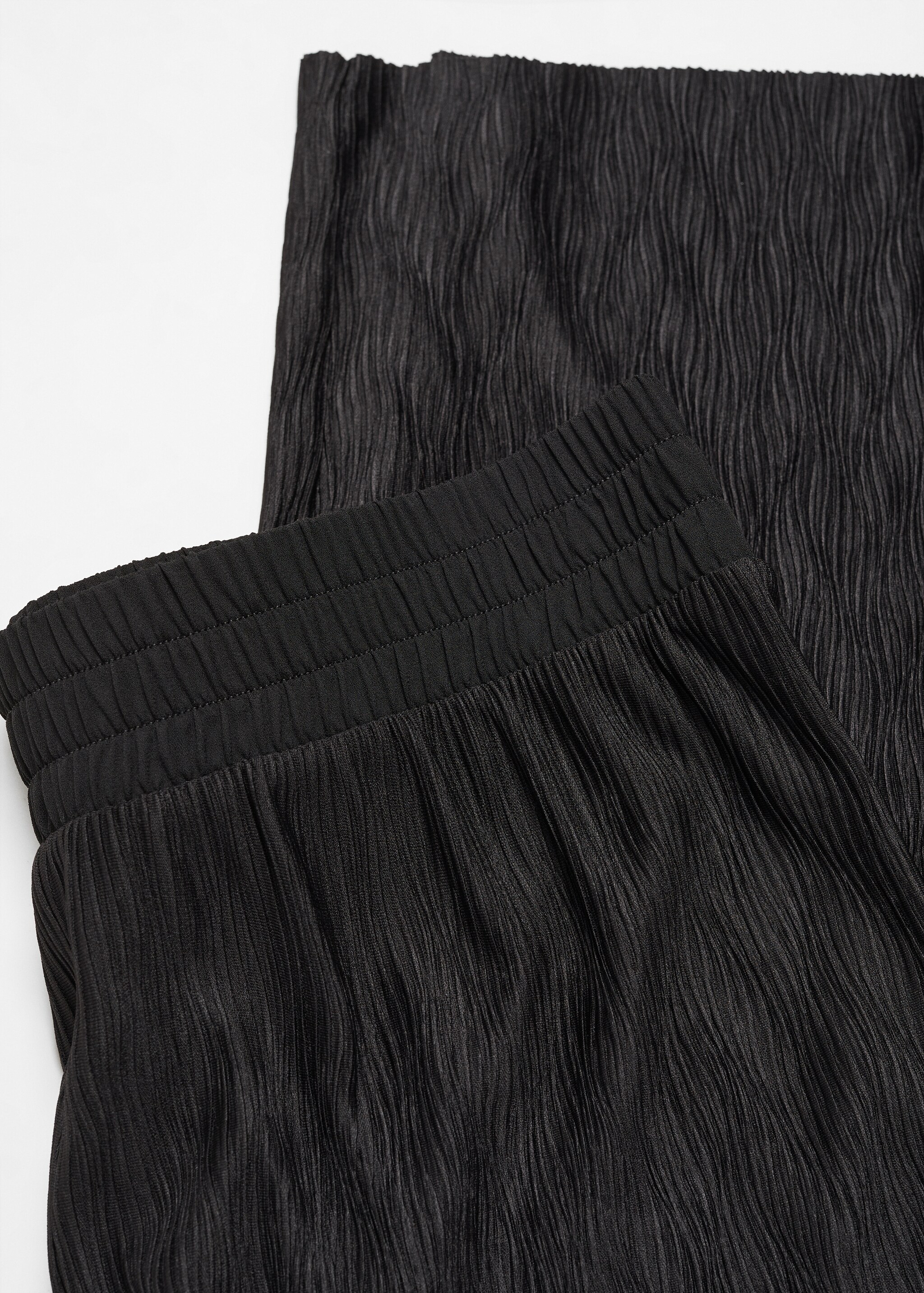 Textured wideleg trousers - Details of the article 8