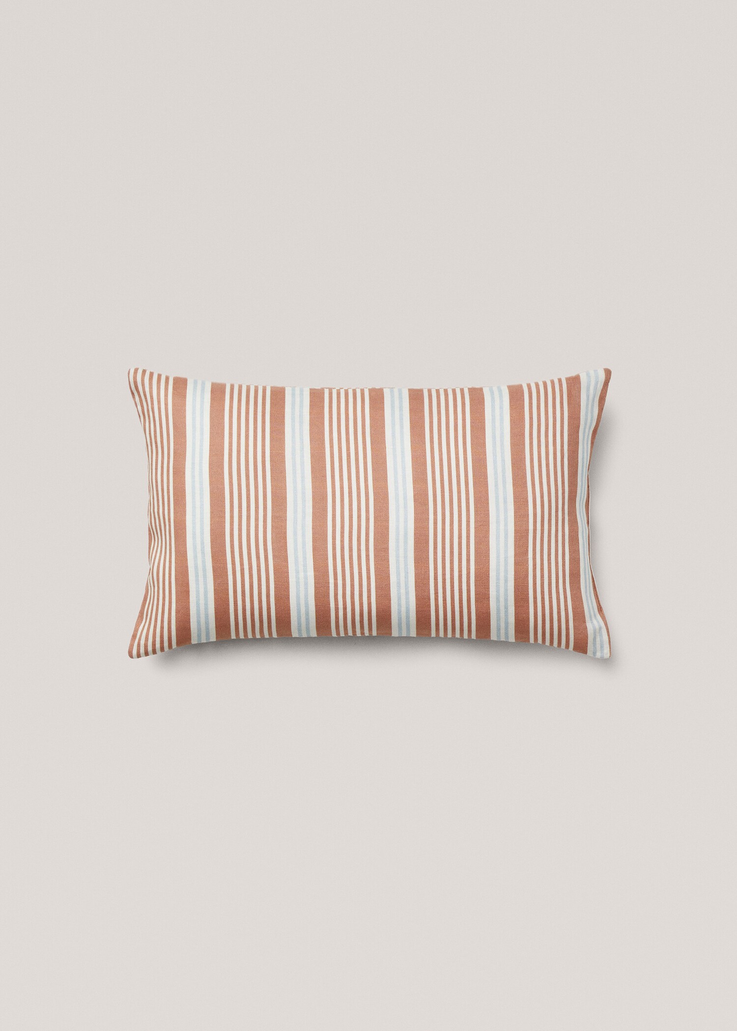 Linen woven striped cushion cover 30x50cm - Article without model