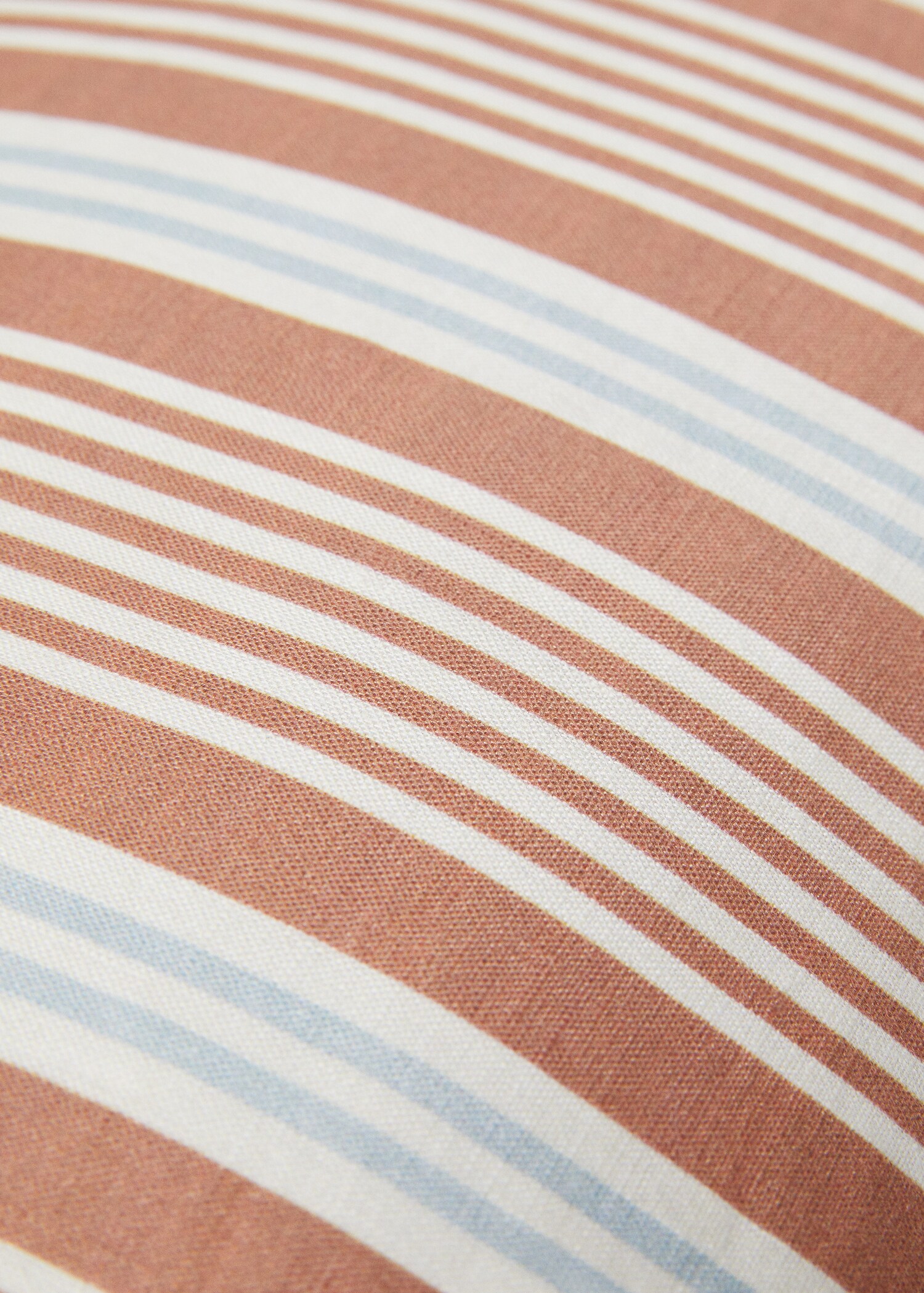 Linen woven striped cushion cover 30x50cm - Details of the article 3
