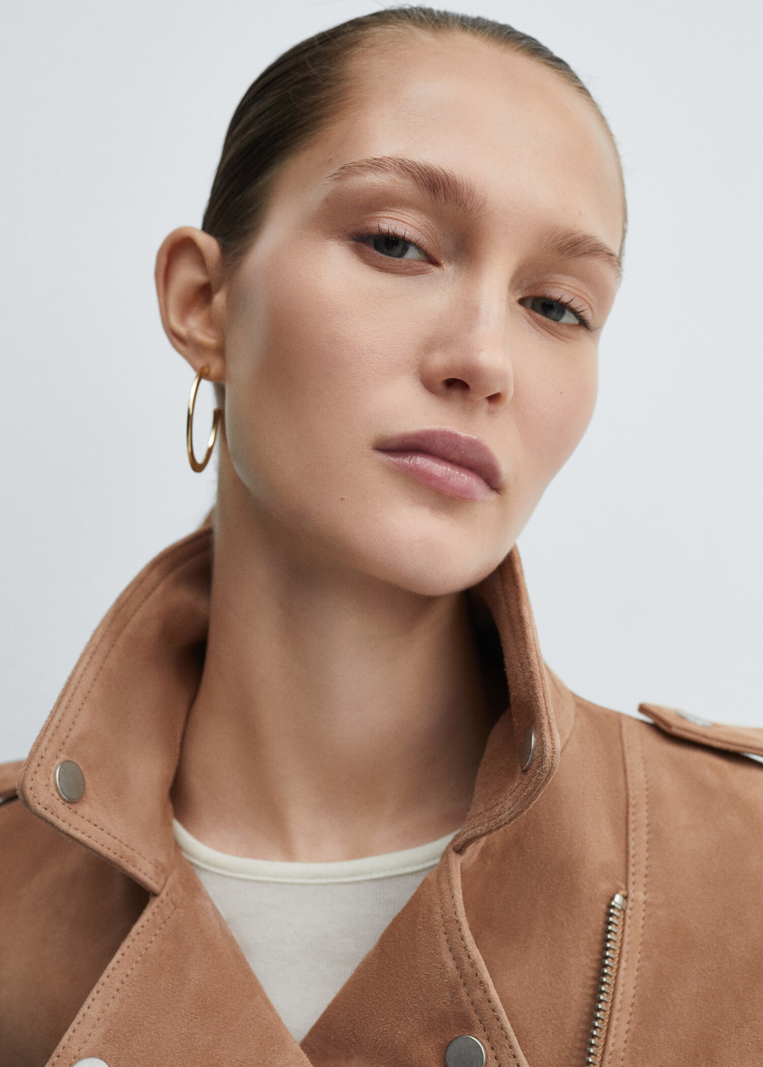 Blouson biker en cuir - Détail de l'article 1