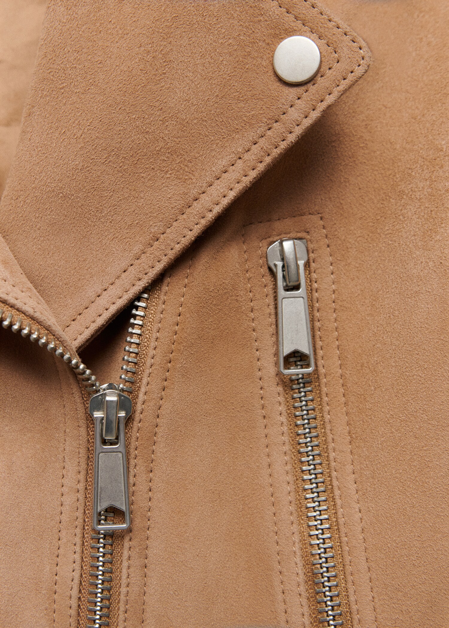 Blouson biker en cuir - Détail de l'article 8