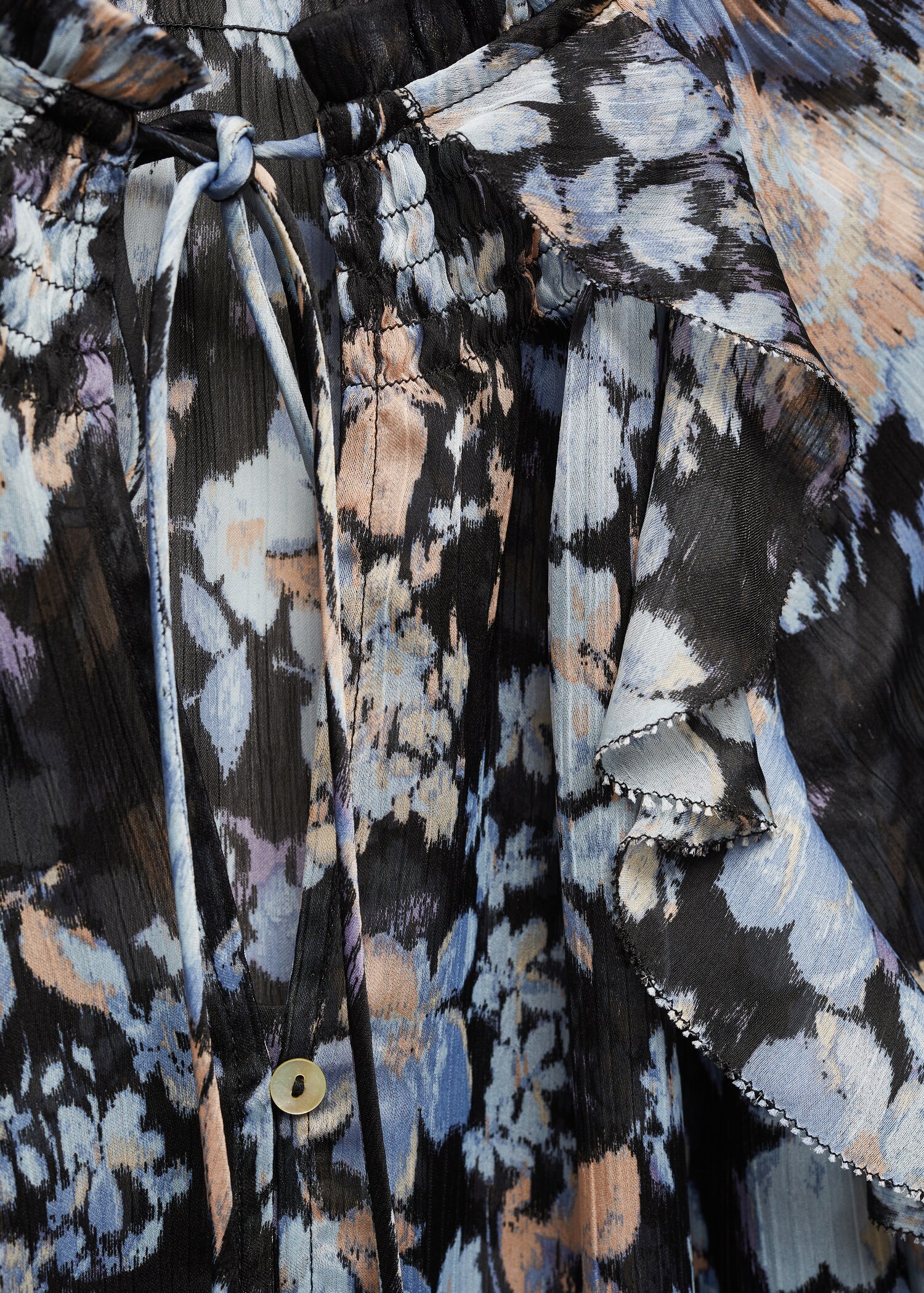 Floral-print flowy blouse - Details of the article 8