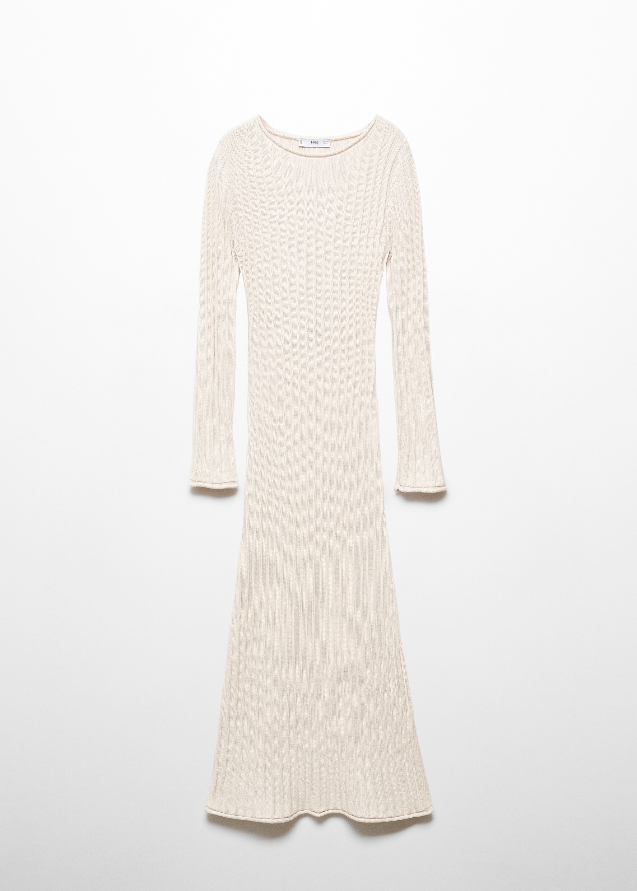 Ribbed knit dress - Article without model