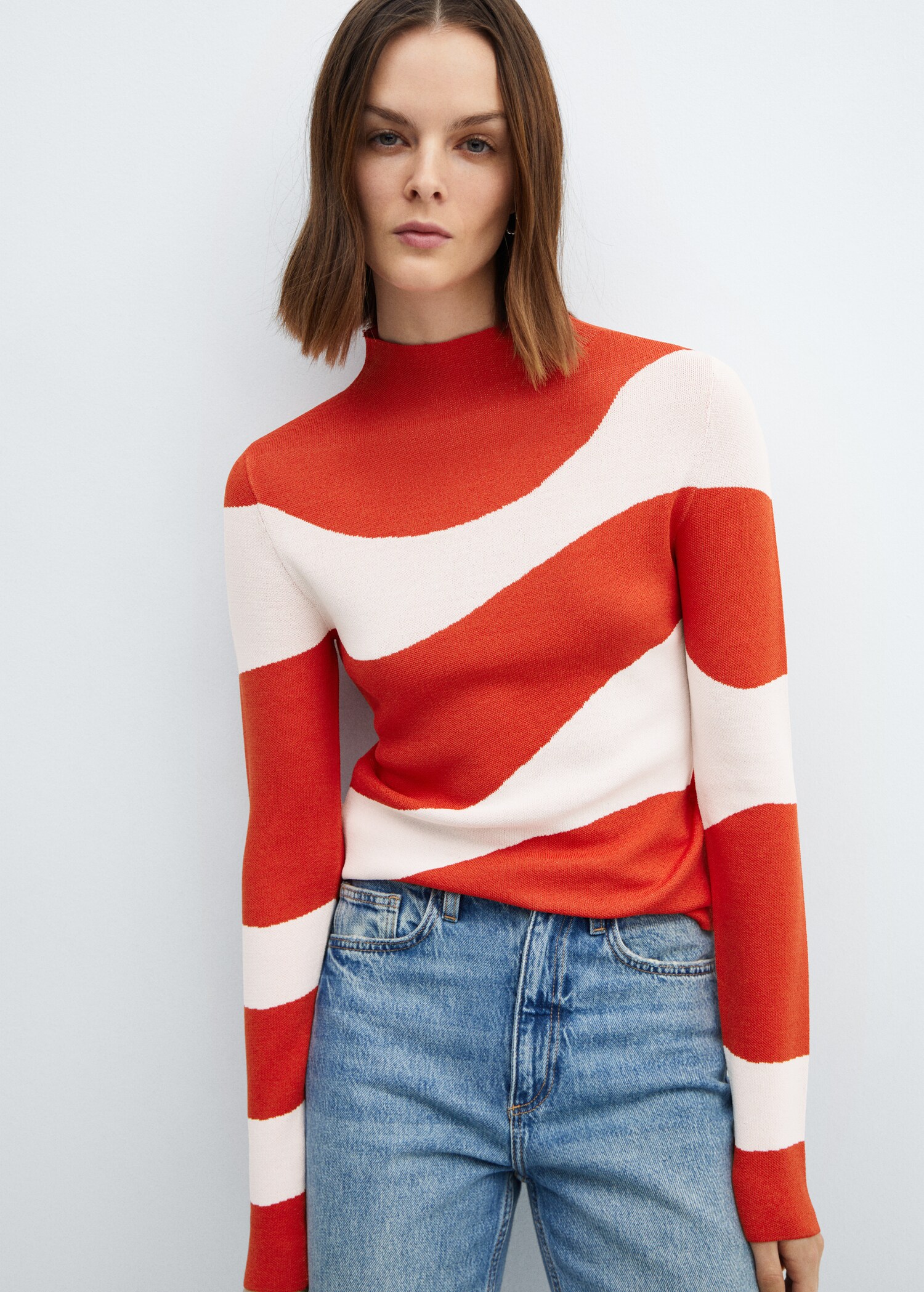 Jersey punto cuello perkins - Plano medio