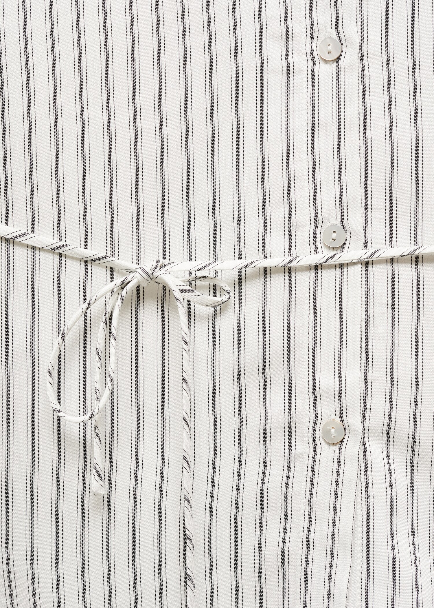 Striped bow blouse - Details of the article 8