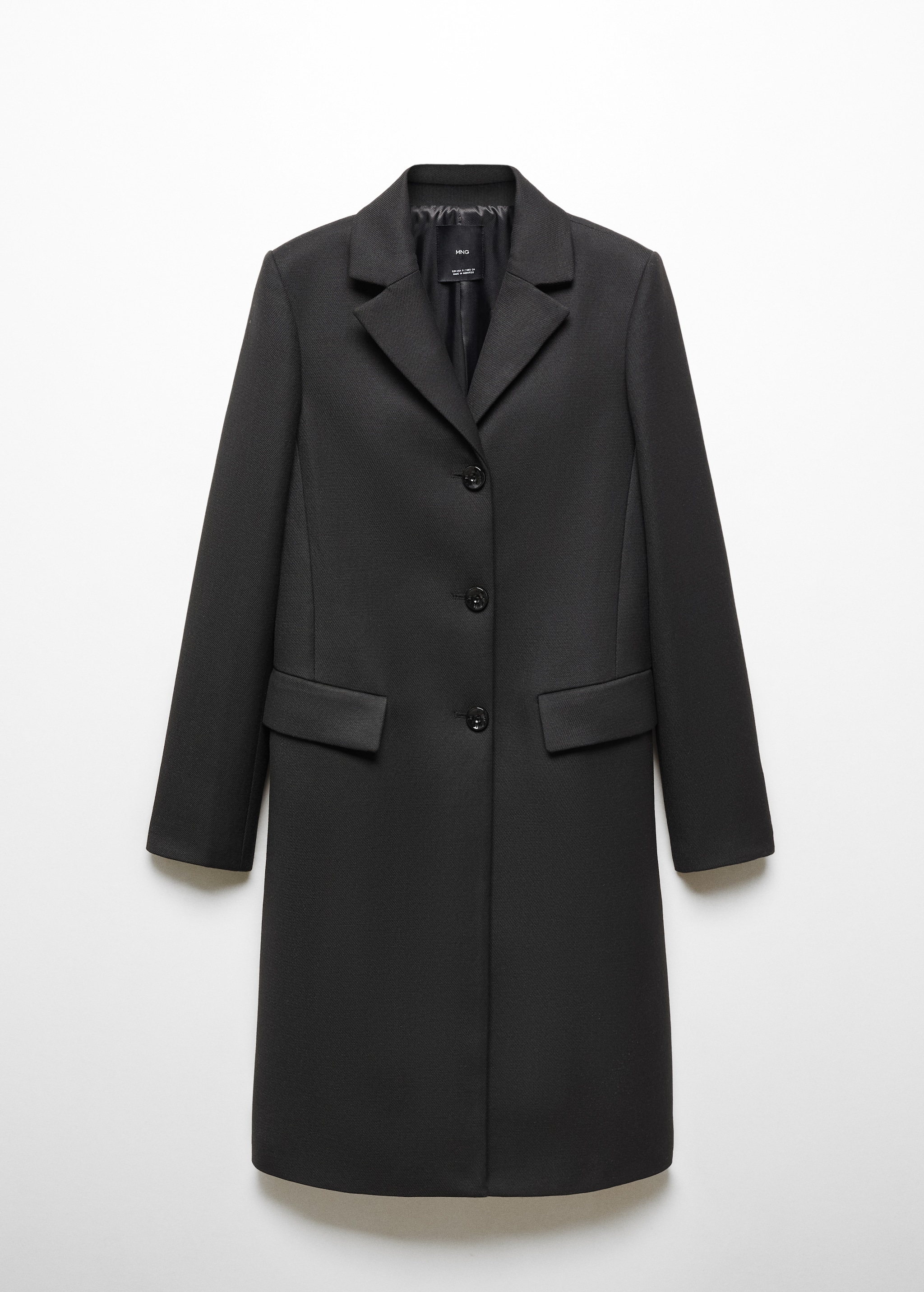 Lapels structured coat - Article without model