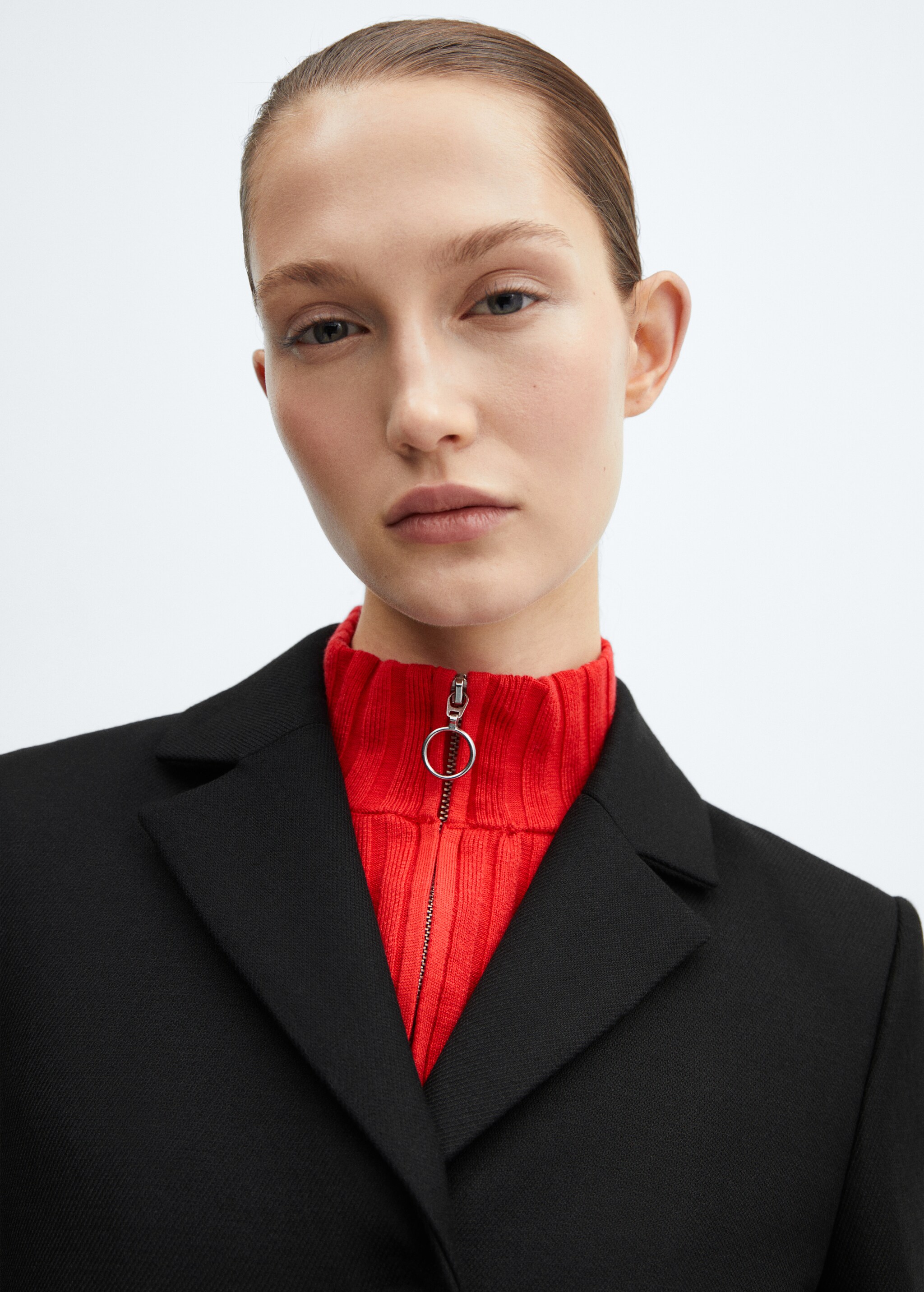 Lapels structured coat - Details of the article 1