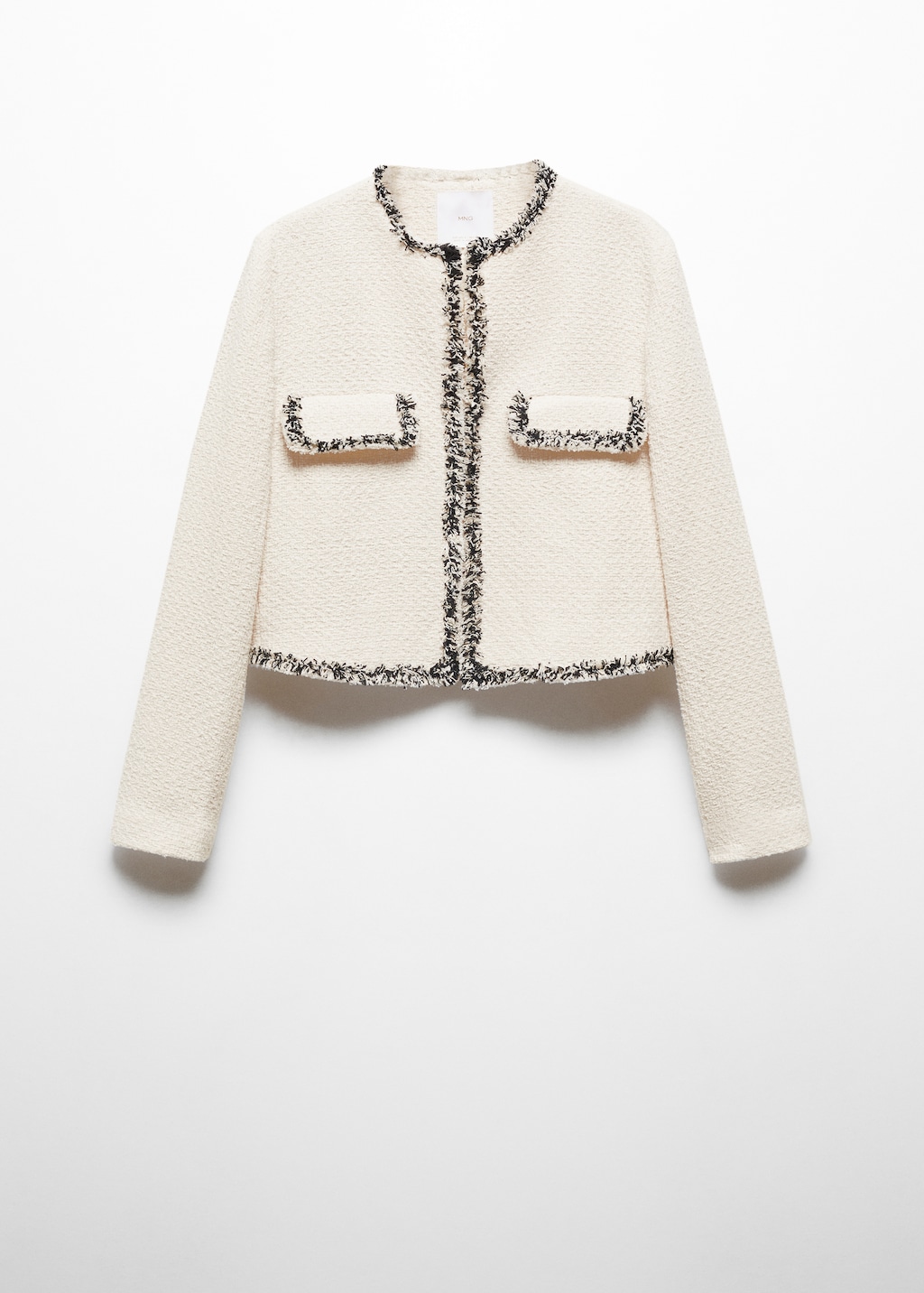 cochan♡Lumignon tweed fringe jacket 白 cochan♡様専用Lumignon tweed fringe jacket 白 - メルカリ